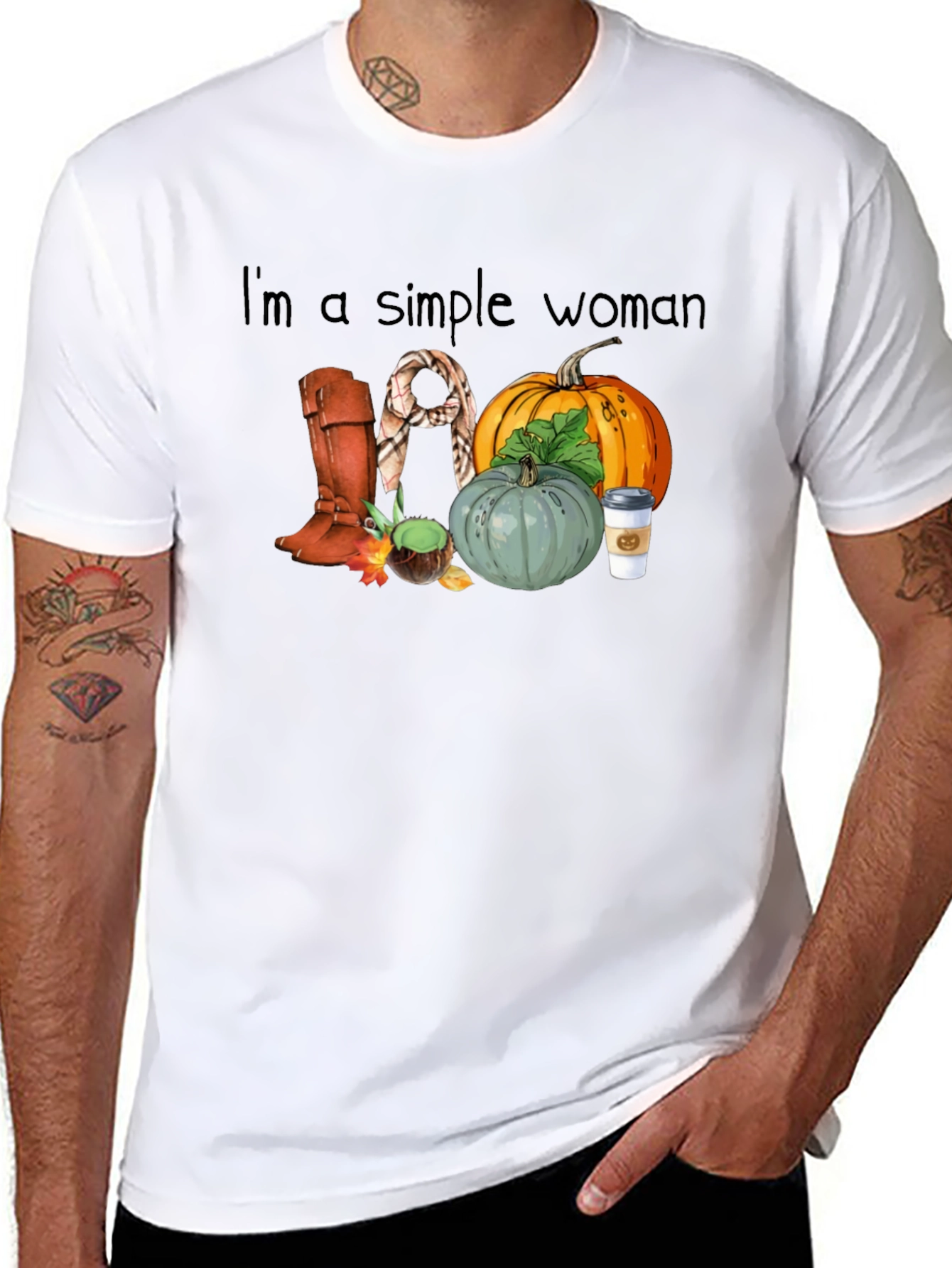 Simple Woman Fall T-Shirt