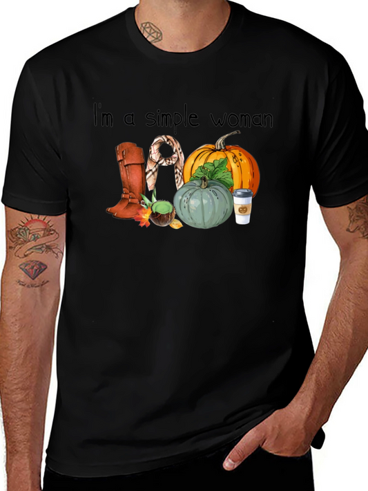 Simple Woman Fall T-Shirt