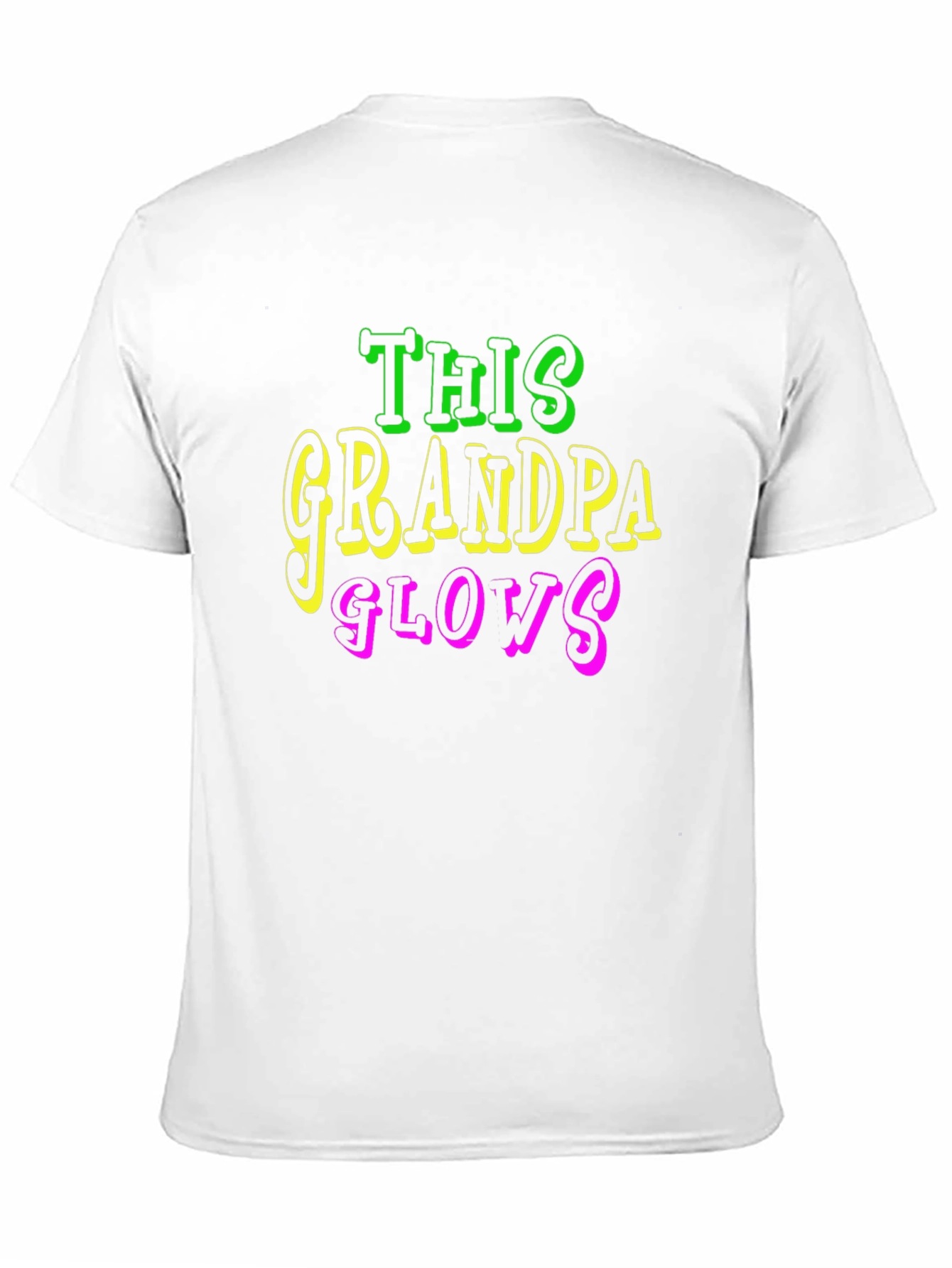 This Grandpa Glows Black T-Shirt