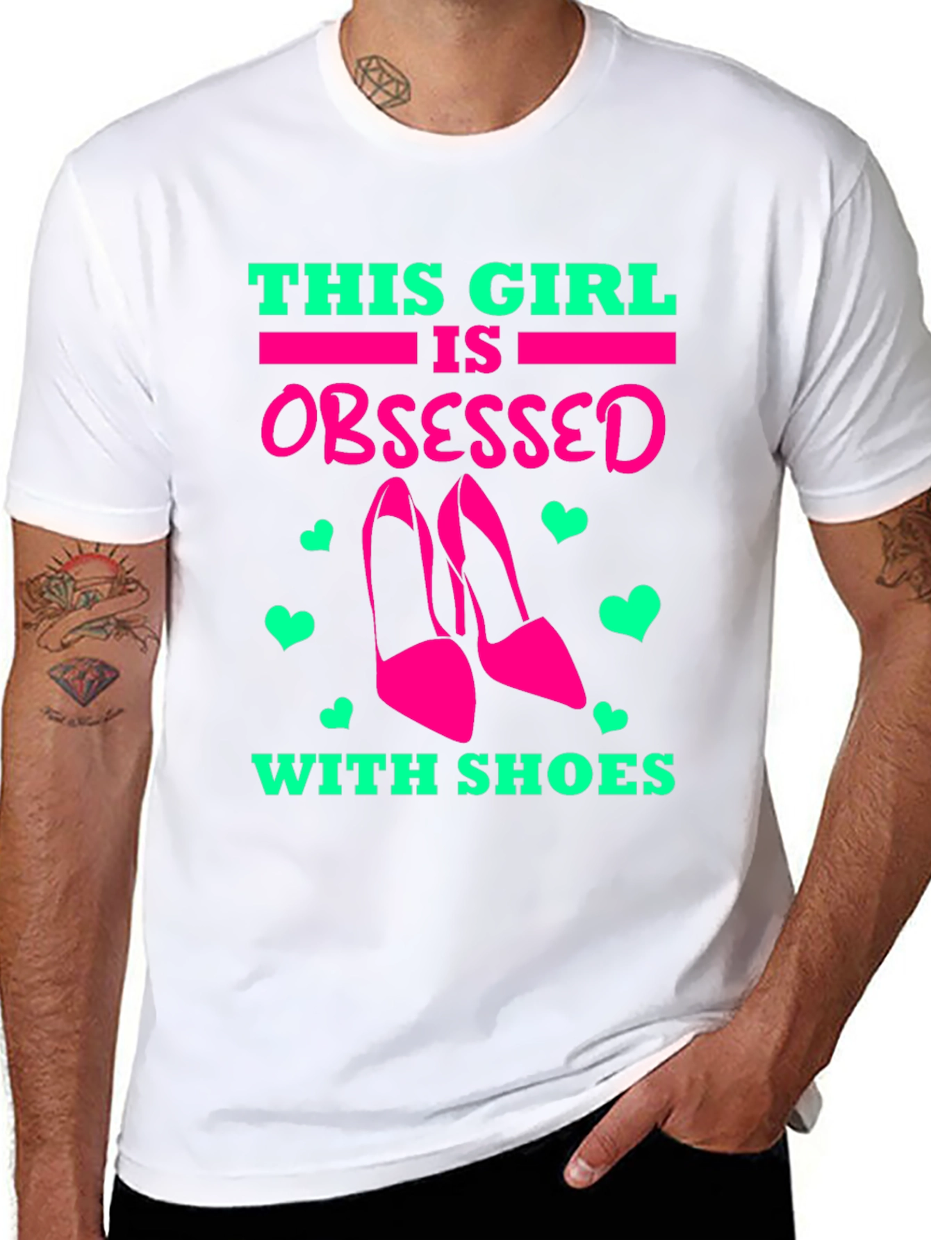 Obsessed with Shoes Graphic Tee - Black