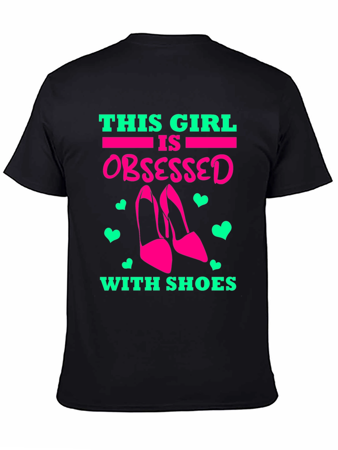 Obsessed with Shoes Graphic Tee - Black