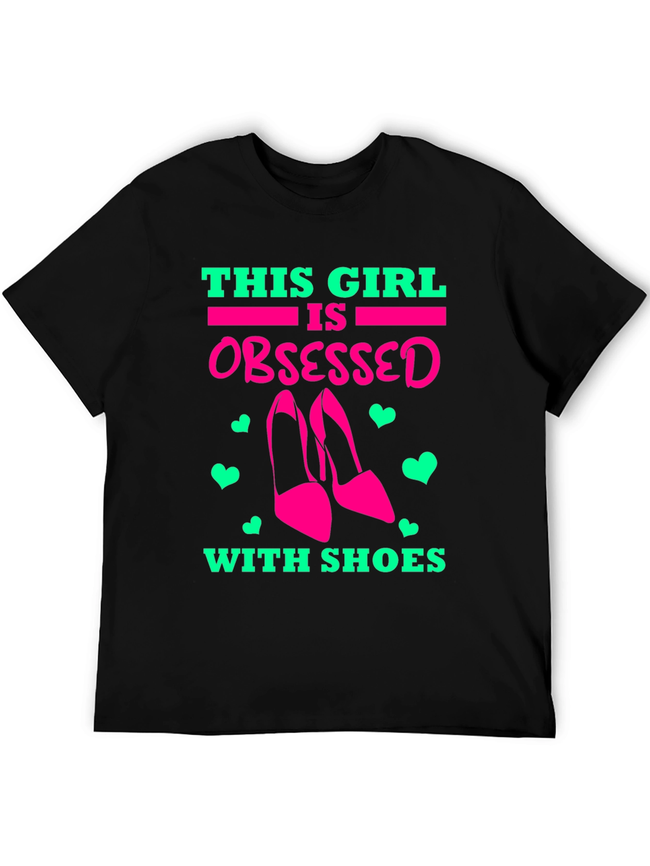 Obsessed with Shoes Graphic Tee - Black