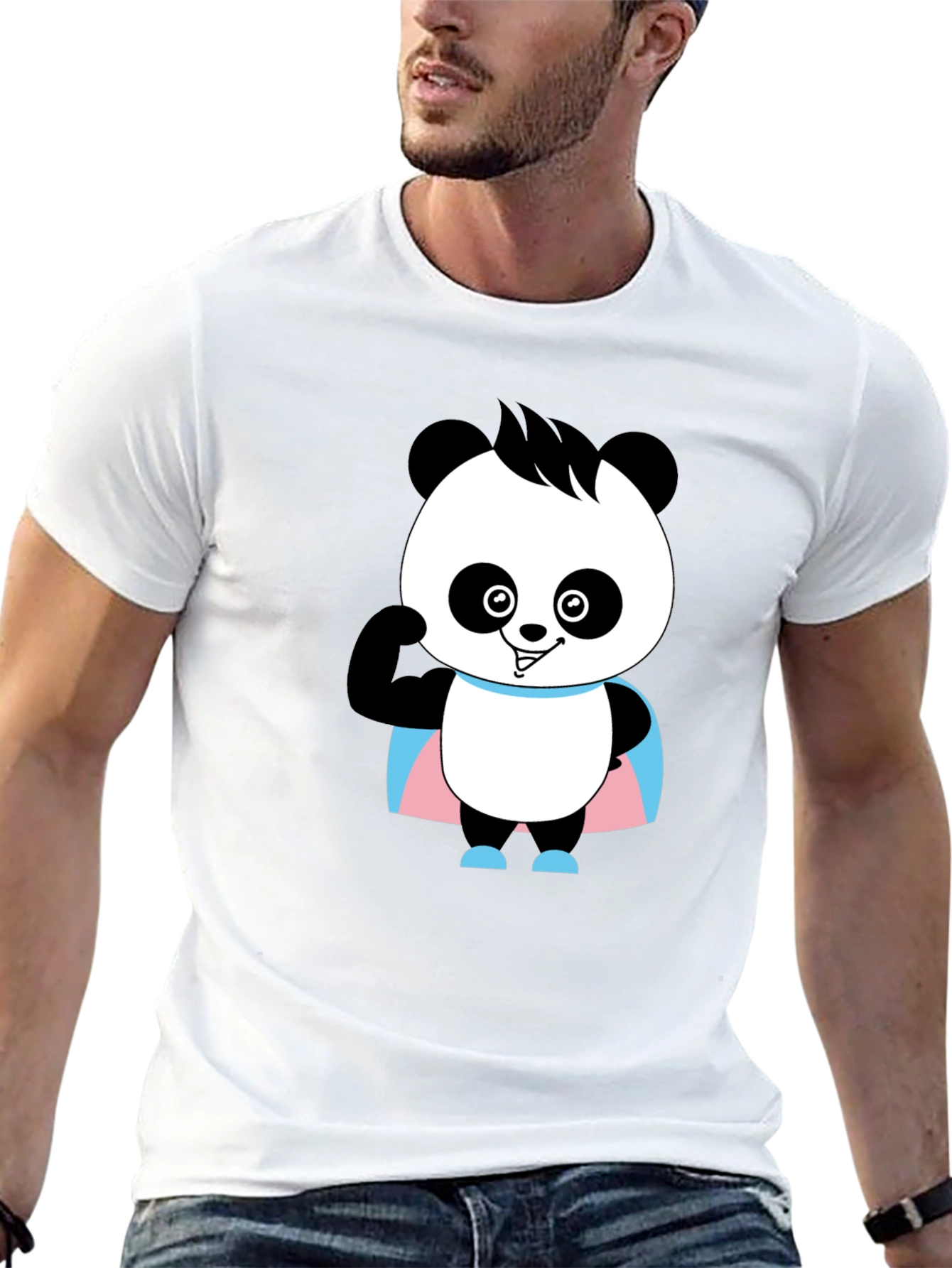 Panda Trans Pride T-Shirt - Super Cute!