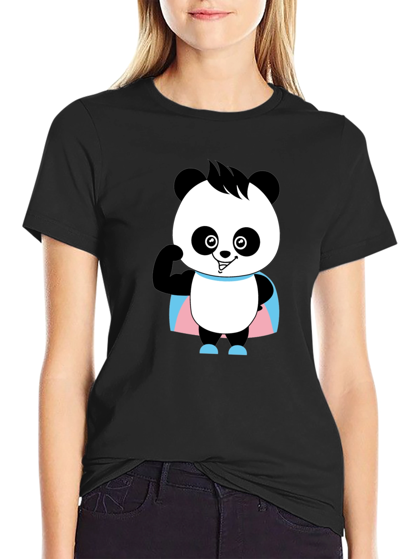 Panda Trans Pride T-Shirt - Super Cute!