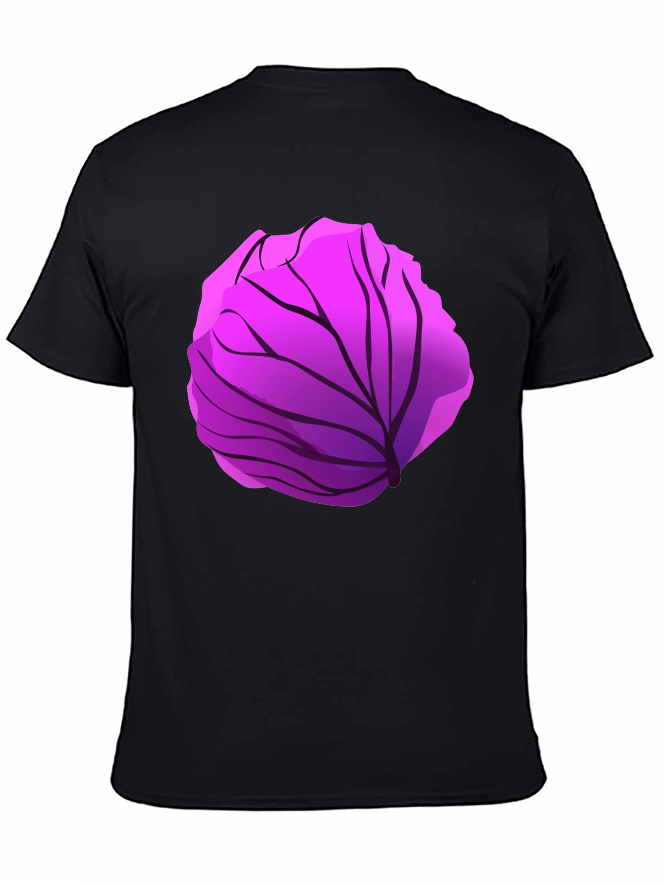 Purple Cabbage Graphic T-Shirt