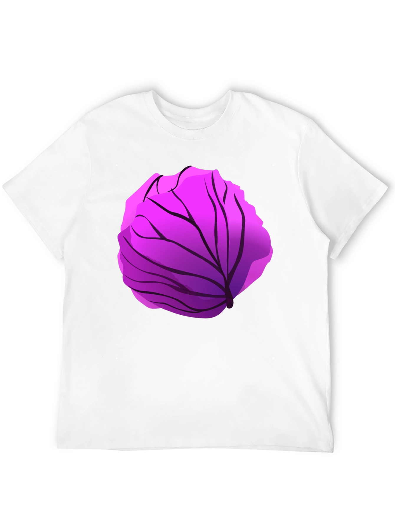 Purple Cabbage Graphic T-Shirt