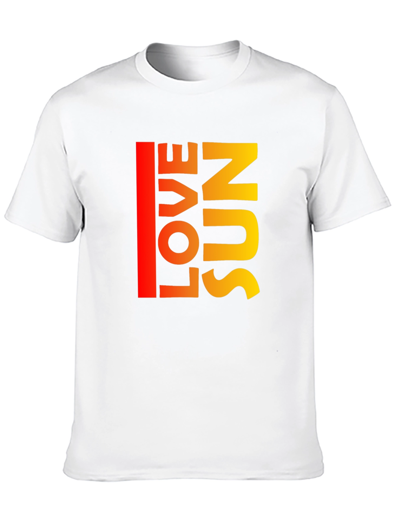 Love Sun Graphic Tee - Stylish Black Cotton T-Shirt