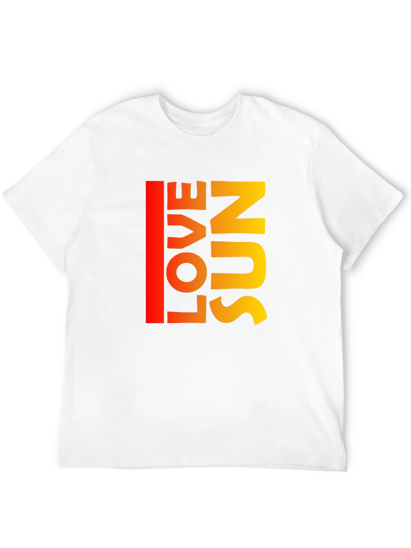 Love Sun Graphic Tee - Stylish Black Cotton T-Shirt