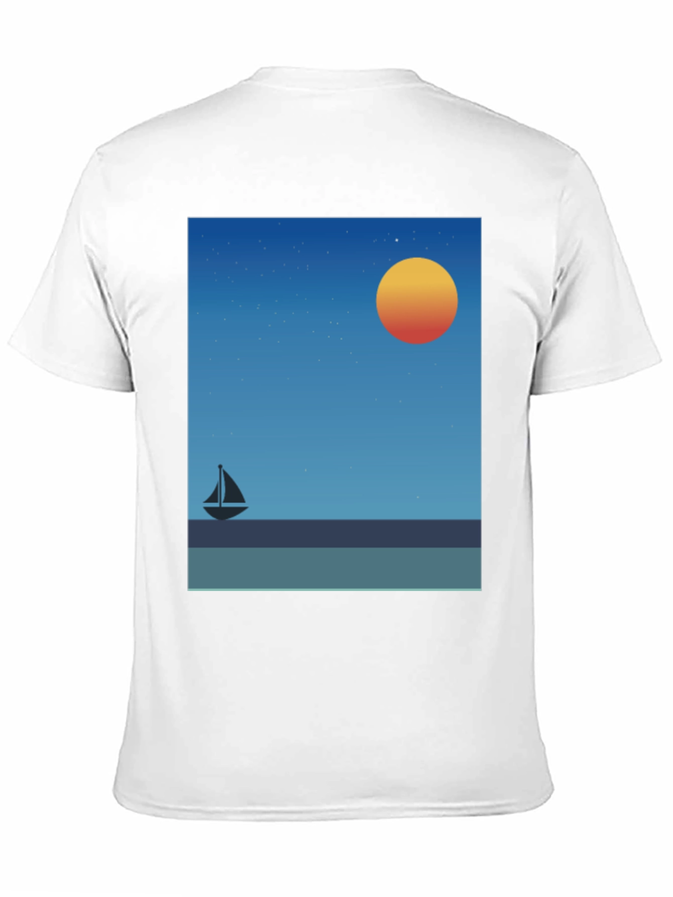 Sunset Sailboat Graphic Tee