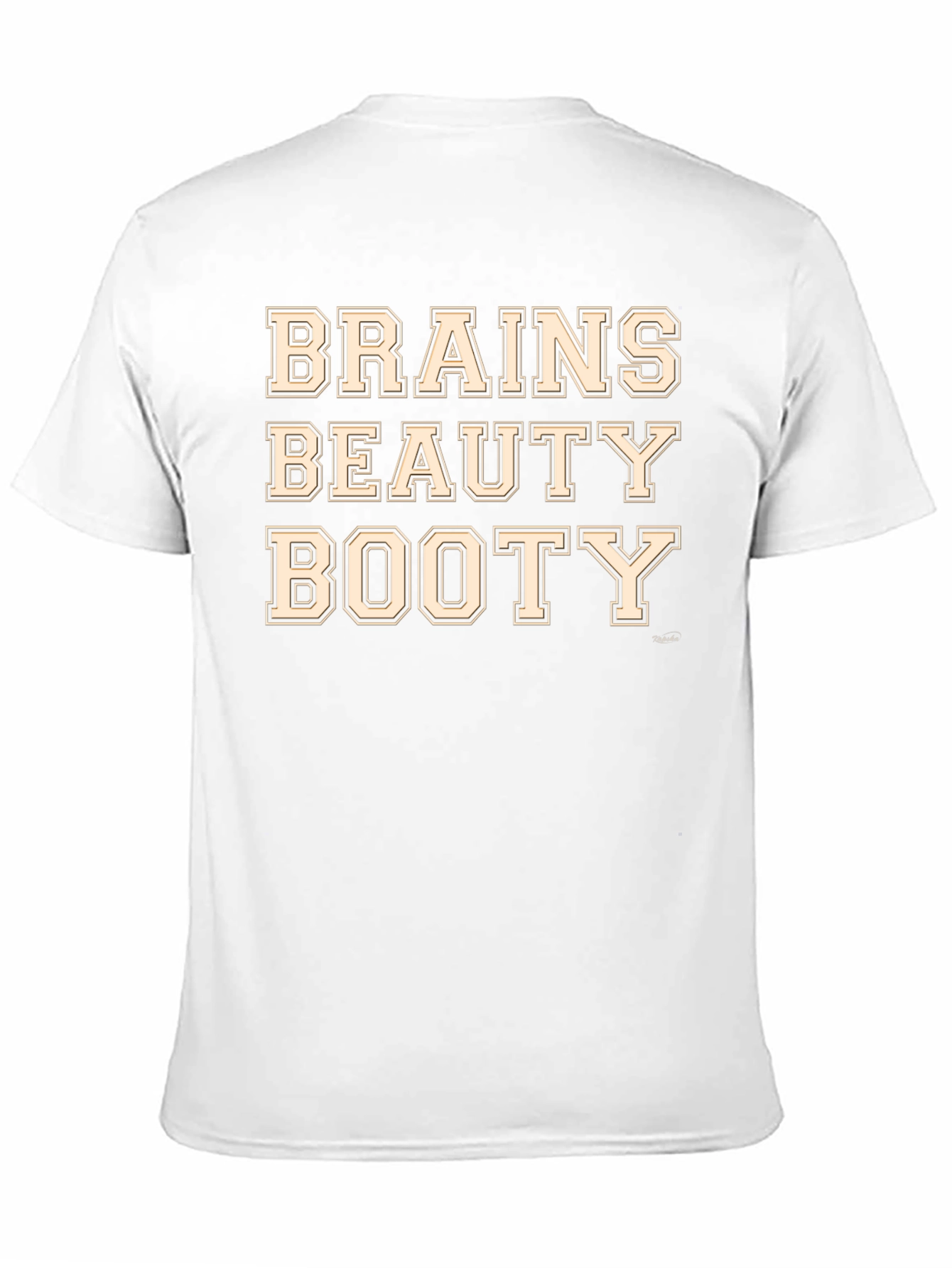 Brains Beauty Booty Graphic T-Shirt