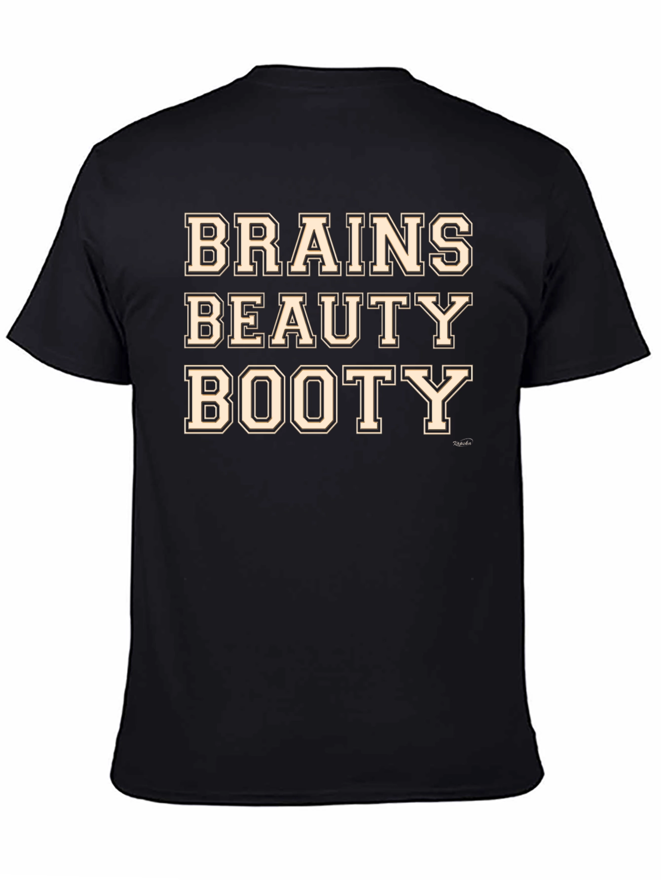 Brains Beauty Booty Graphic T-Shirt