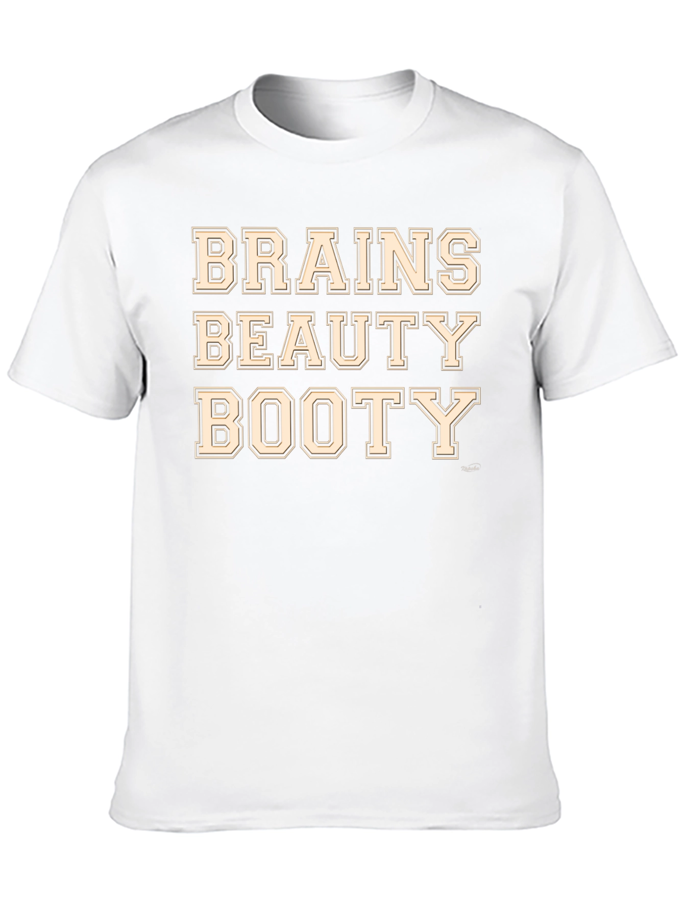 Brains Beauty Booty Graphic T-Shirt