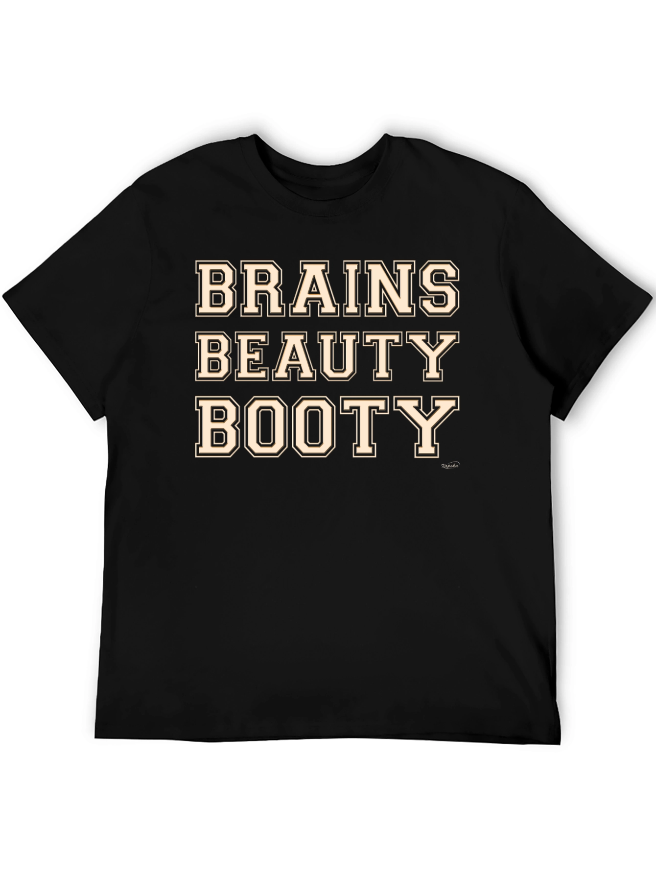 Brains Beauty Booty Graphic T-Shirt