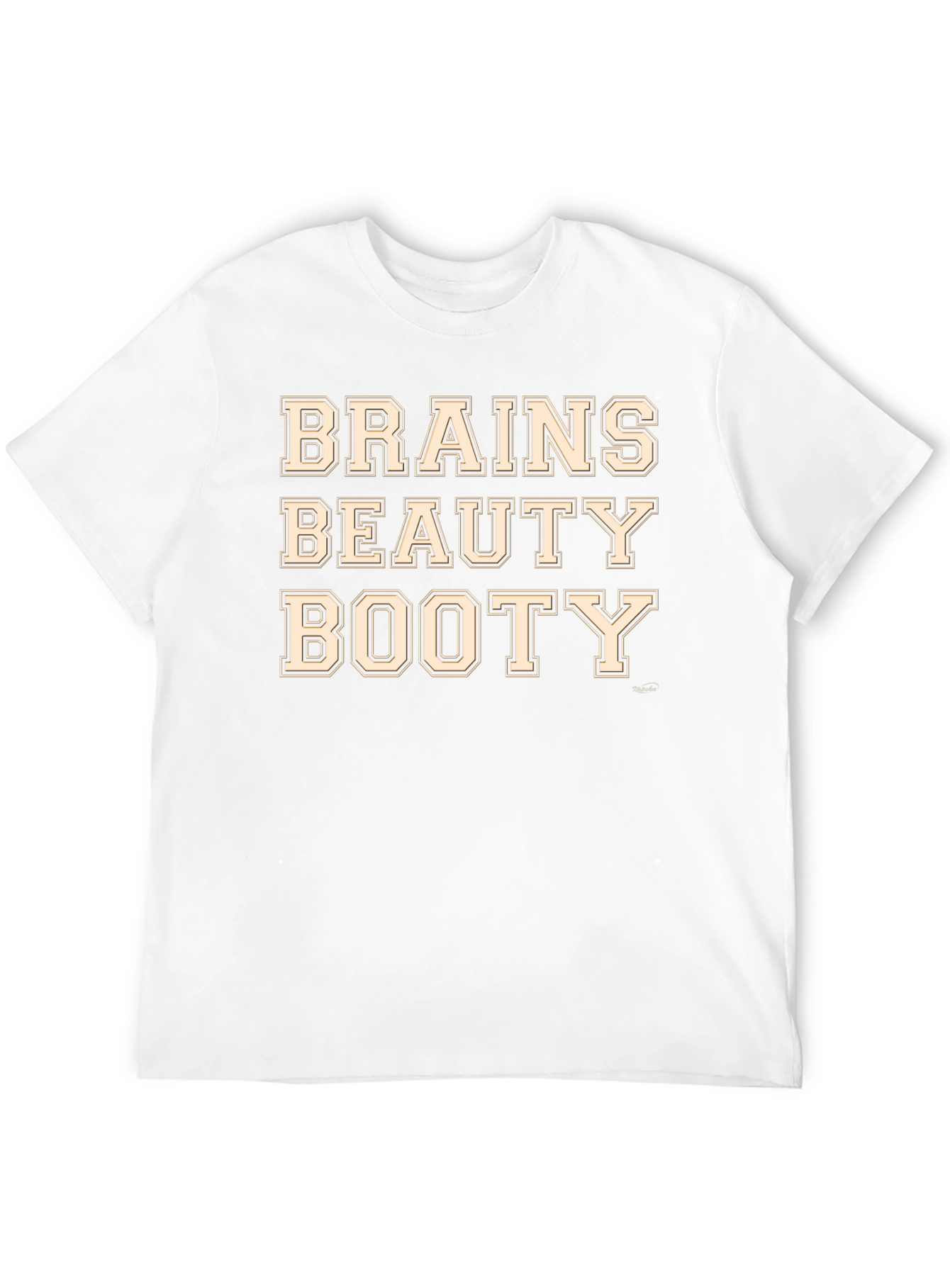 Brains Beauty Booty Graphic T-Shirt