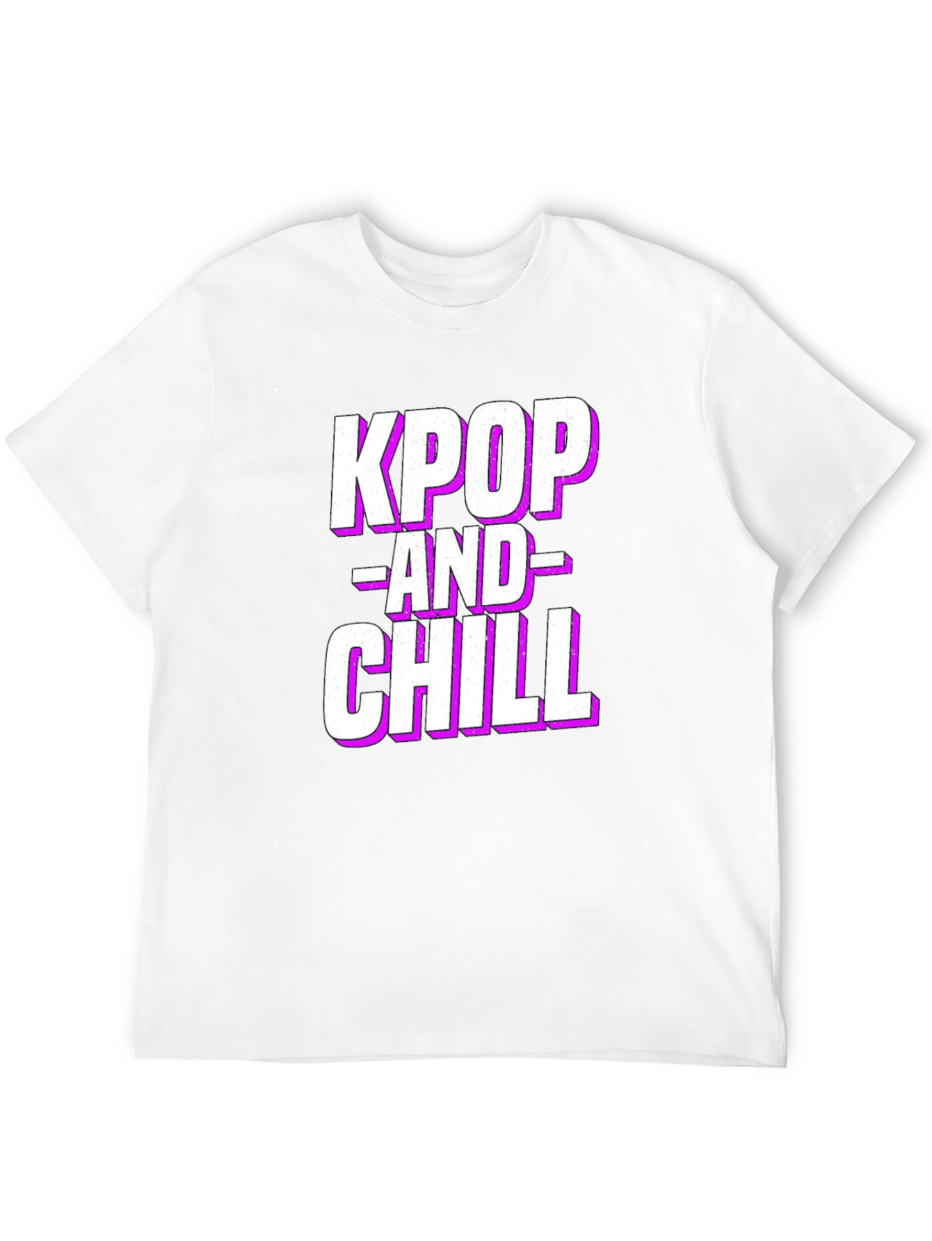 Kpop and Chill Graphic Tee - Stylish Trendy Shirt