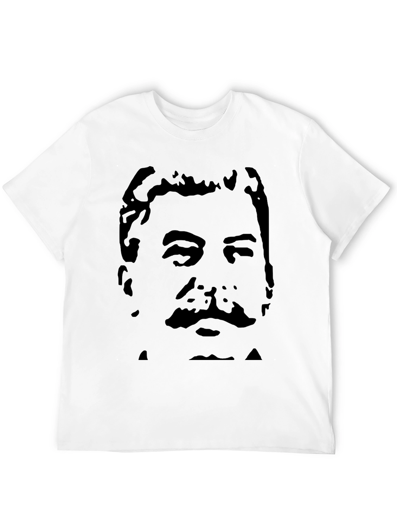 Stalin Portrait Black T-Shirt