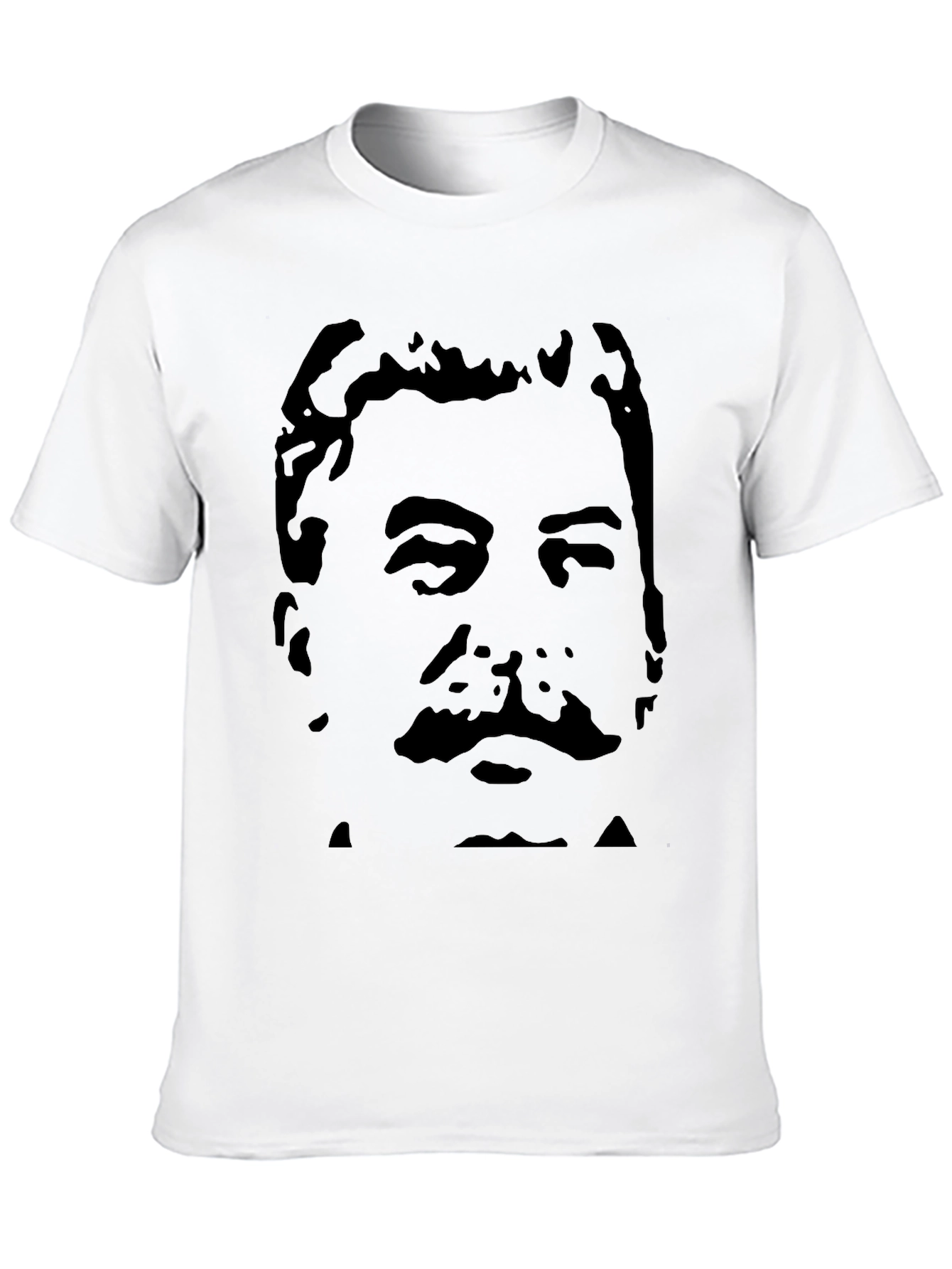 Stalin Portrait Black T-Shirt