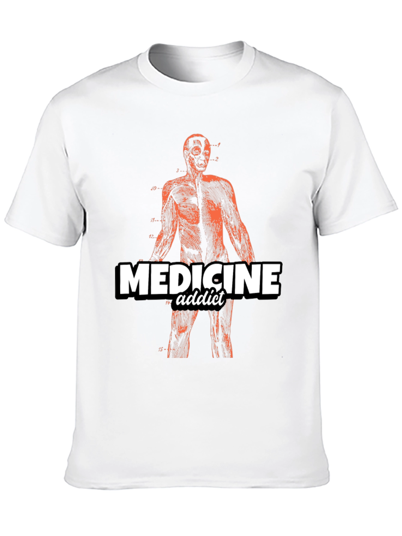 Medicine Addict Graphic T-Shirt - Anatomy Design