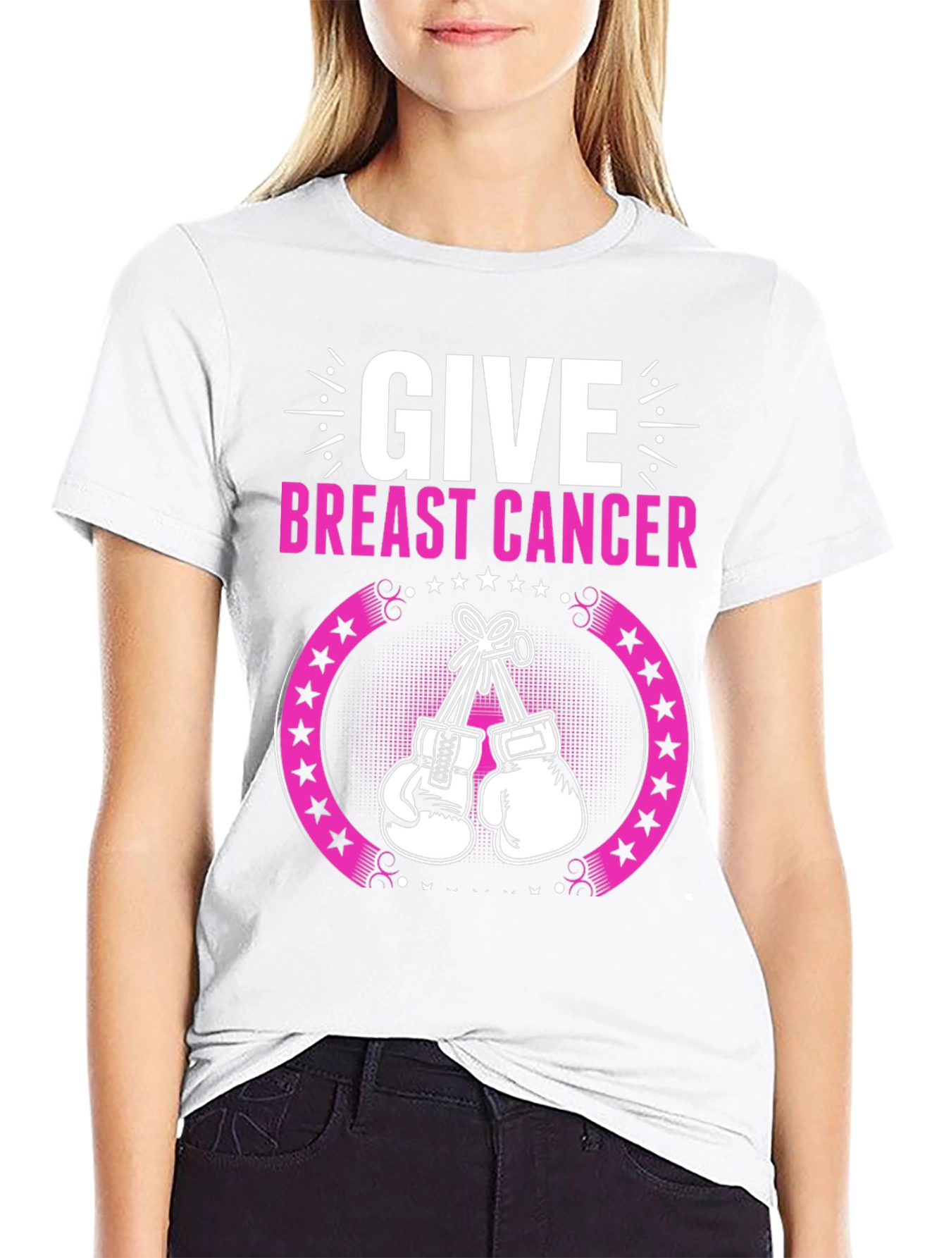 Breast Cancer Awareness Boxing Gloves T-Shirt