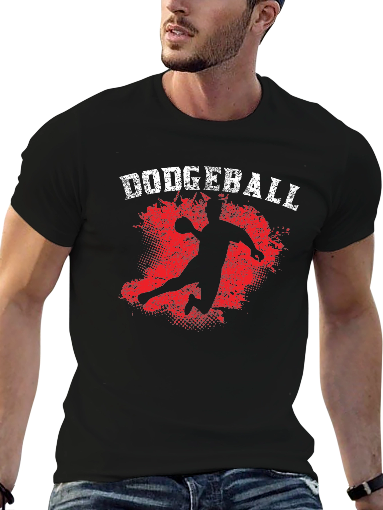 Dodgeball T-Shirt: Grunge Style