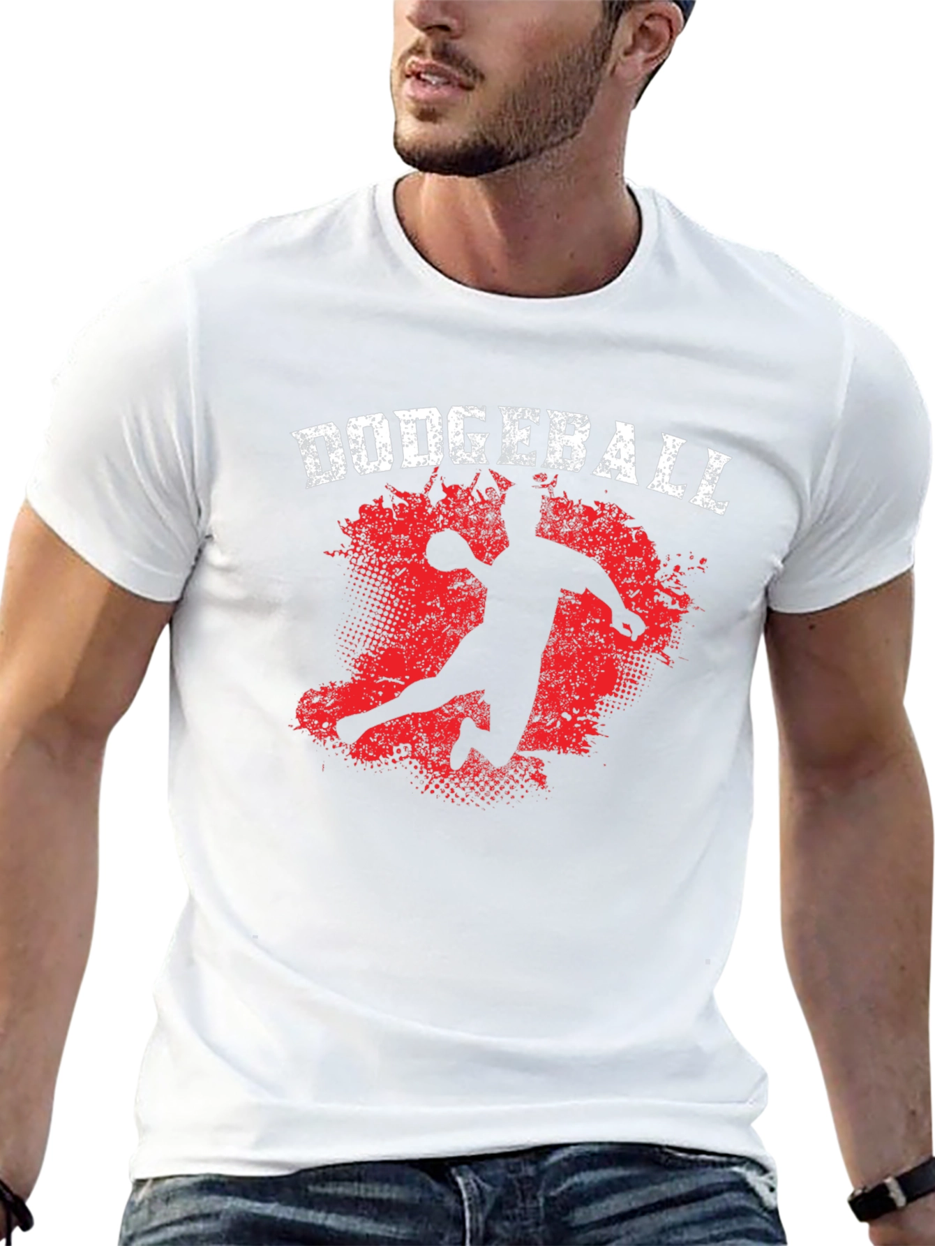 Dodgeball T-Shirt: Grunge Style