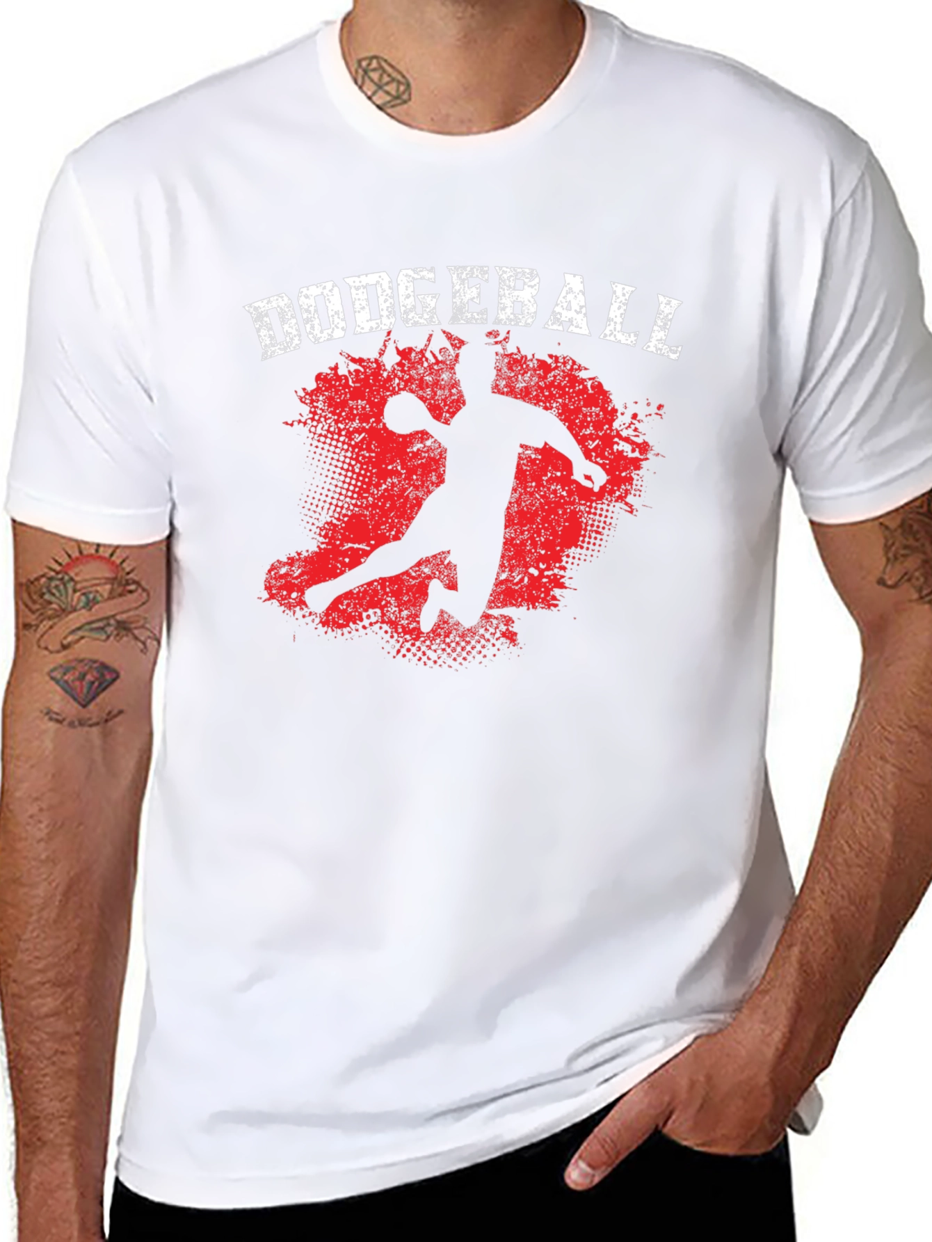 Dodgeball T-Shirt: Grunge Style