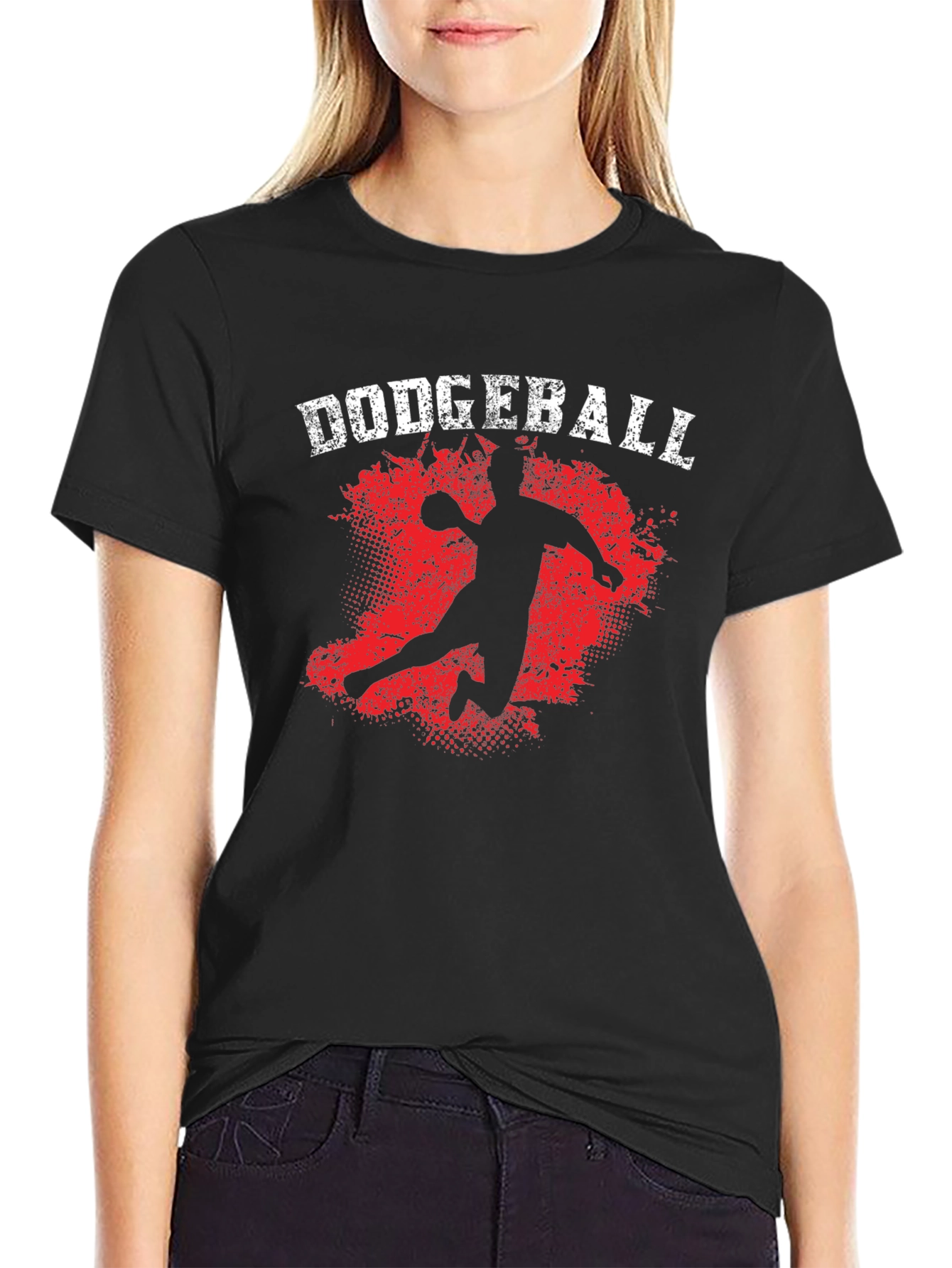 Dodgeball T-Shirt: Grunge Style