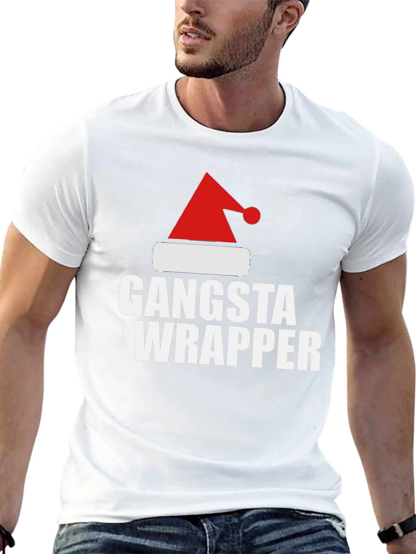 Gangsta Wrapper Christmas T-Shirt