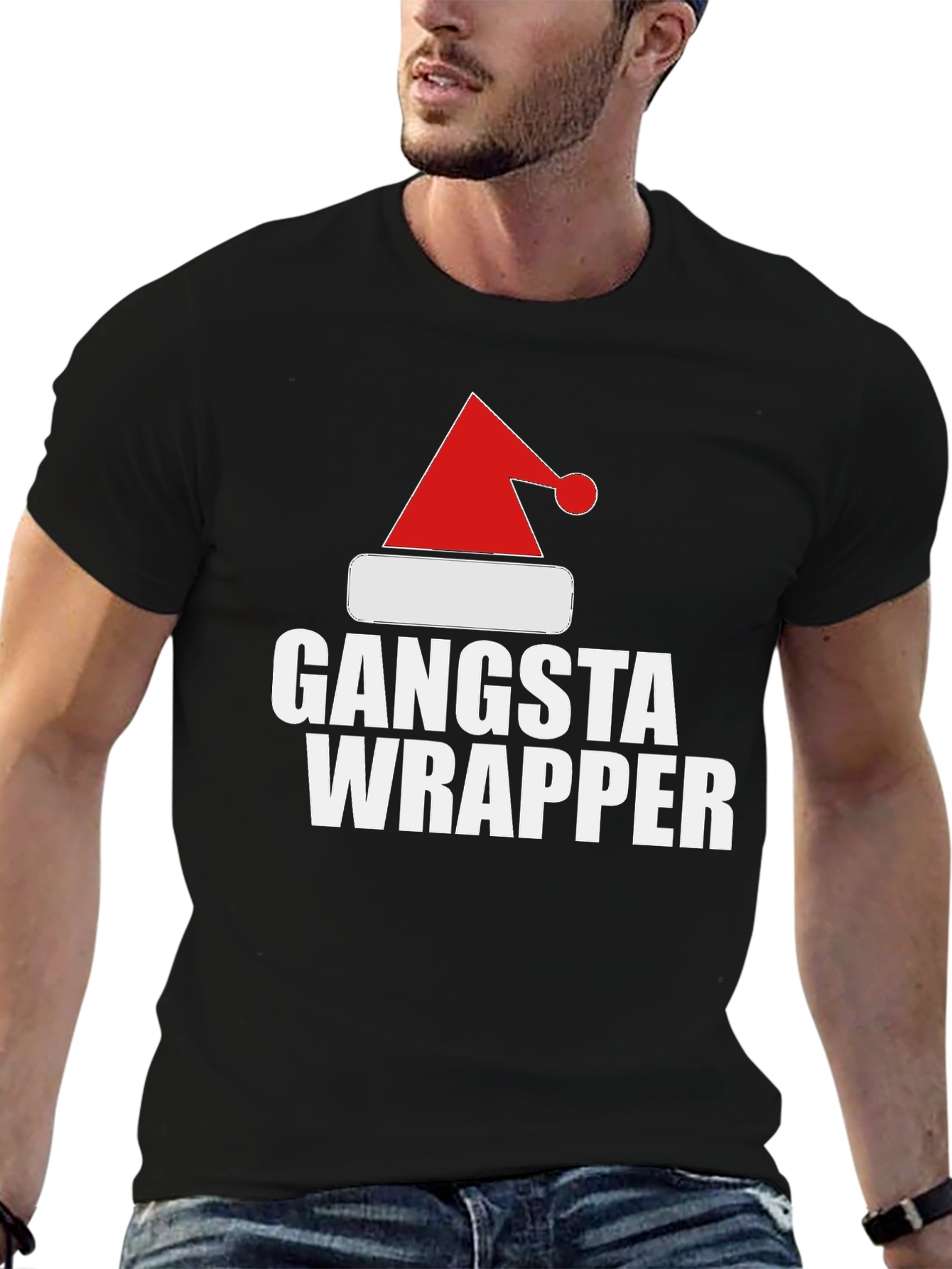 Gangsta Wrapper Christmas T-Shirt