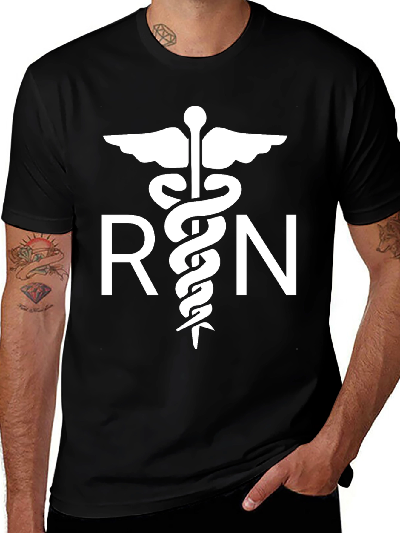 RN Caduceus T-Shirt - Registered Nurse Tee