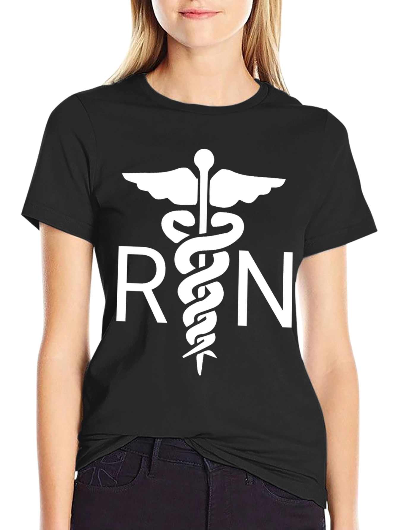 RN Caduceus T-Shirt - Registered Nurse Tee