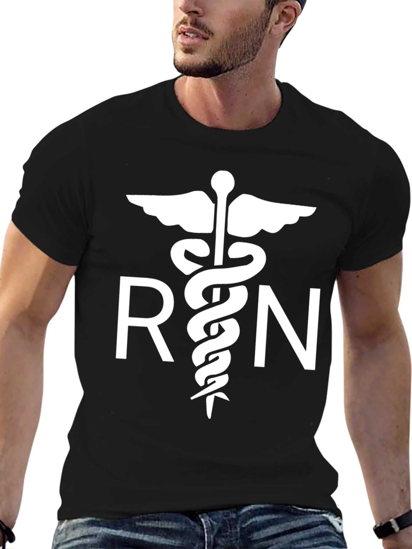 RN Caduceus T-Shirt - Registered Nurse Tee