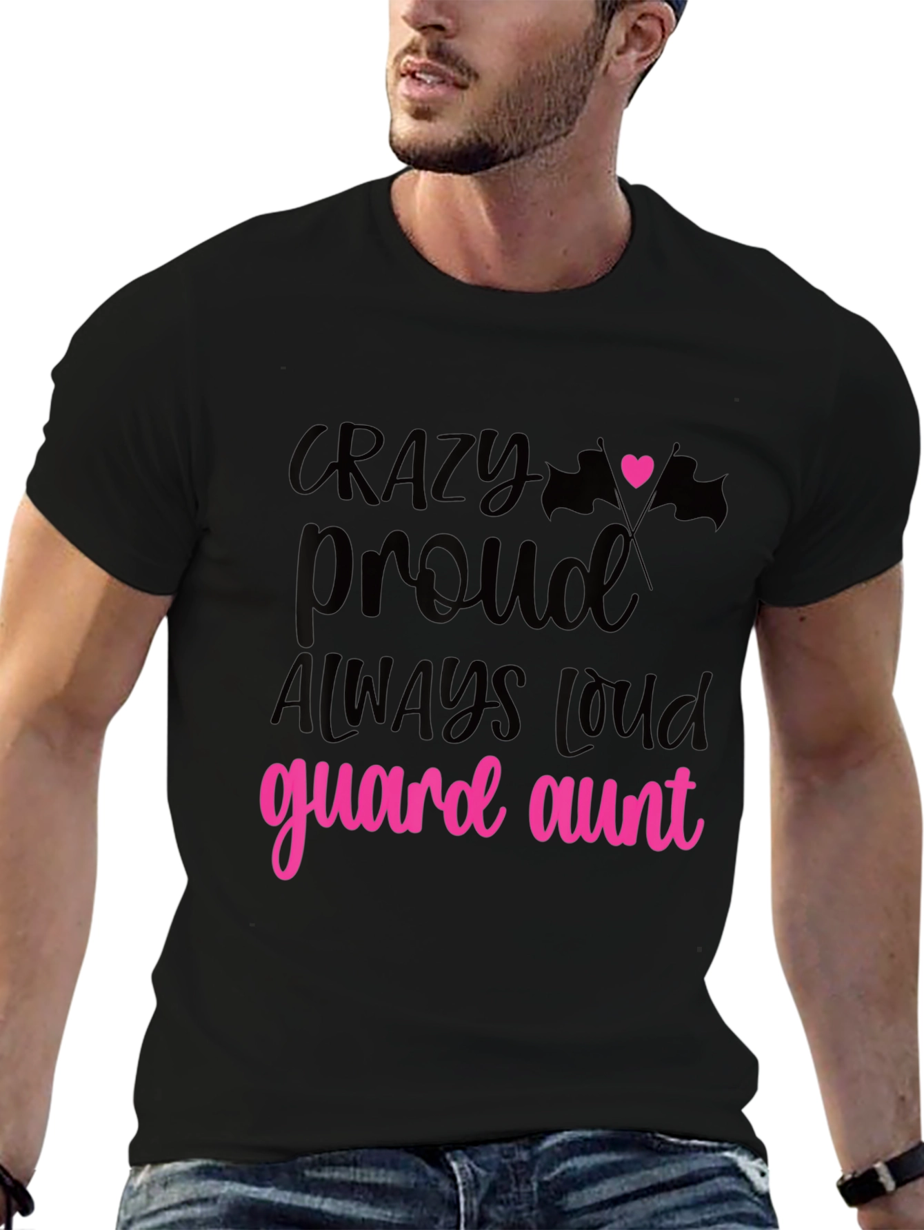 Crazy Proud Guard Aunt T-Shirt