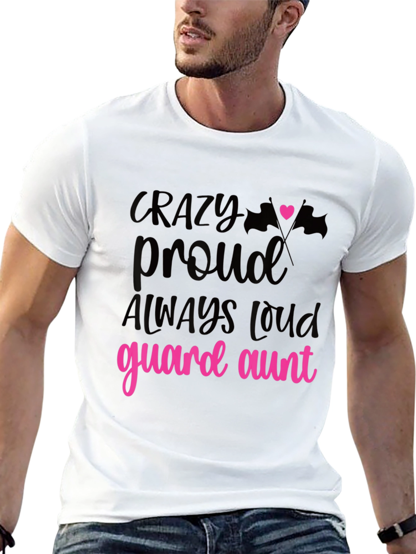 Crazy Proud Guard Aunt T-Shirt