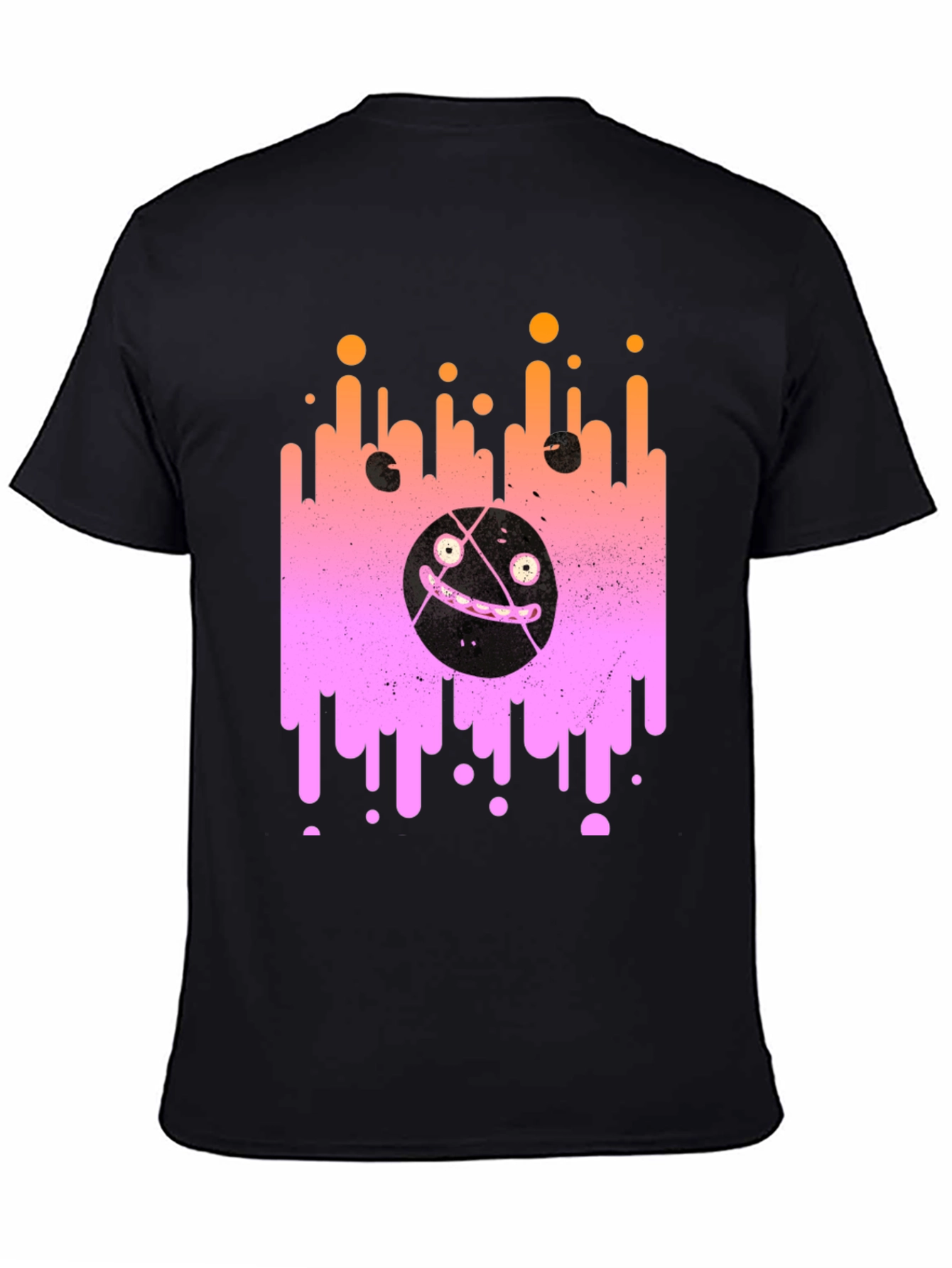 Abstract Graphic Print Crew Neck T-Shirt