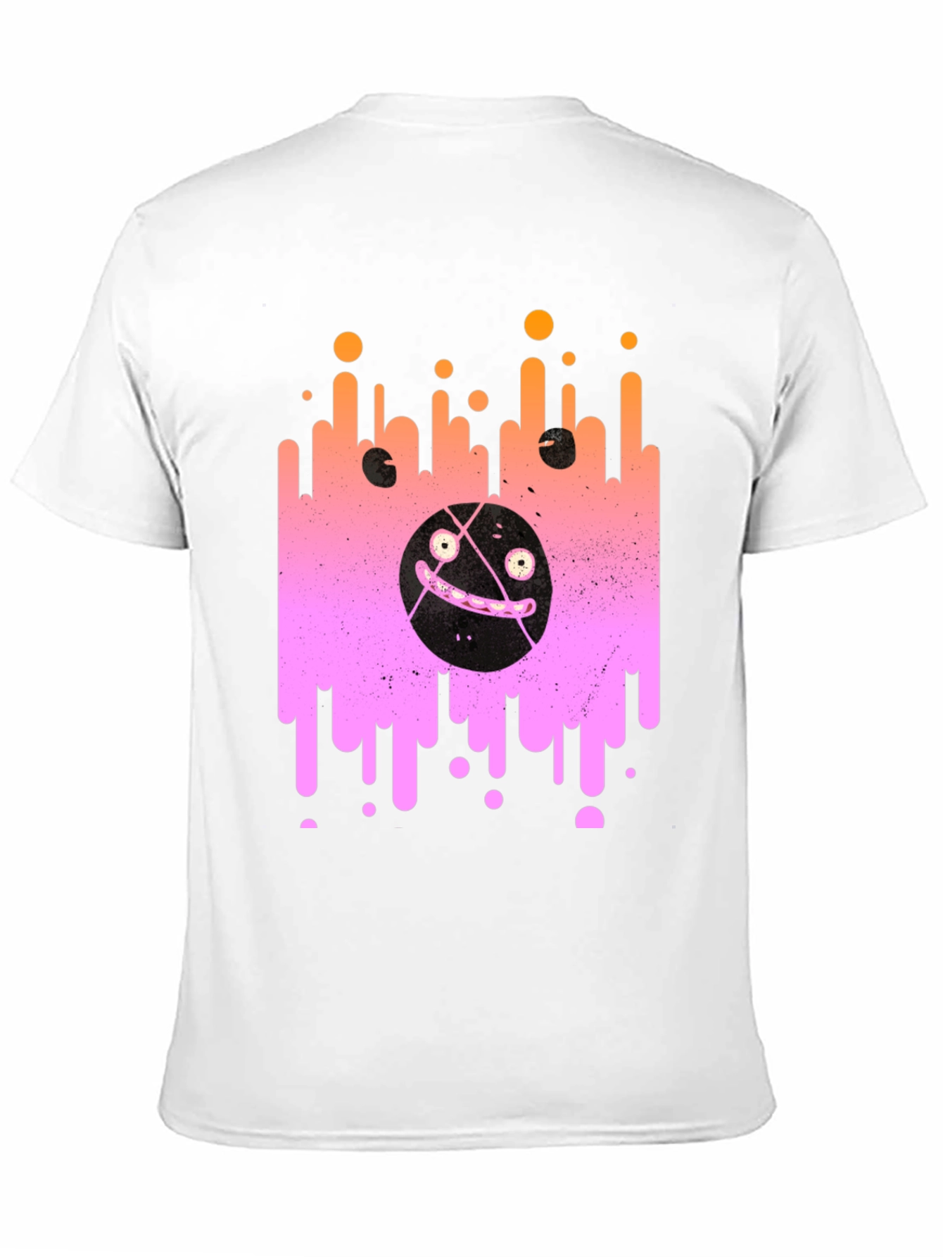 Abstract Graphic Print Crew Neck T-Shirt