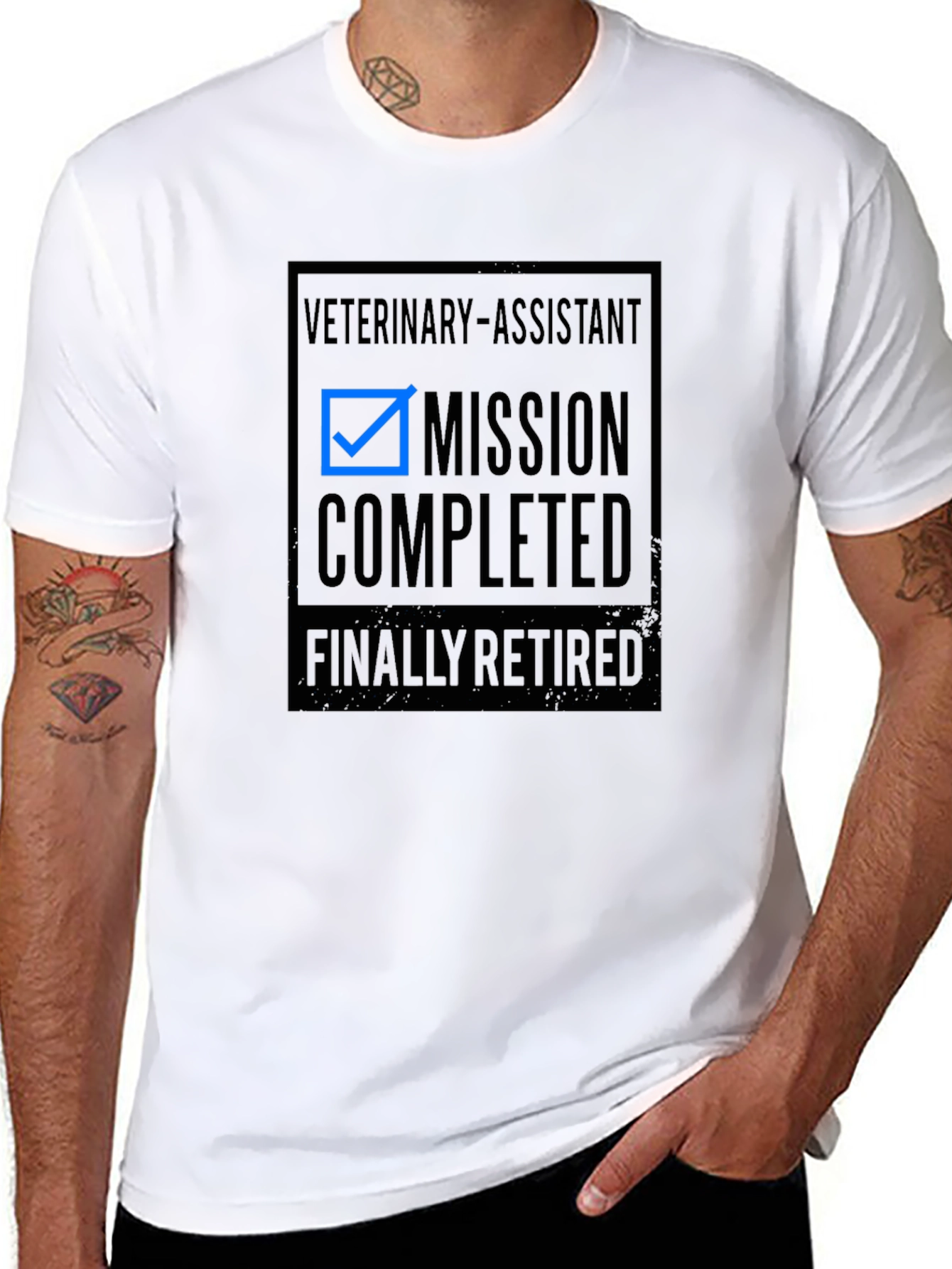 Veterinary Assistant Mission Completed Retired T-Shirt