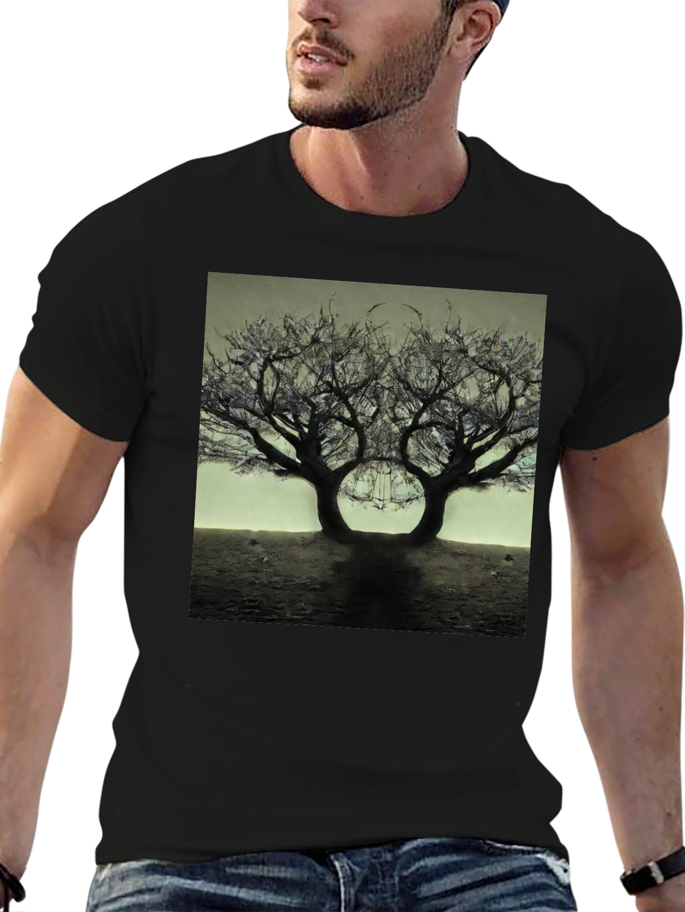 Surreal Tree of Life Graphic T-Shirt