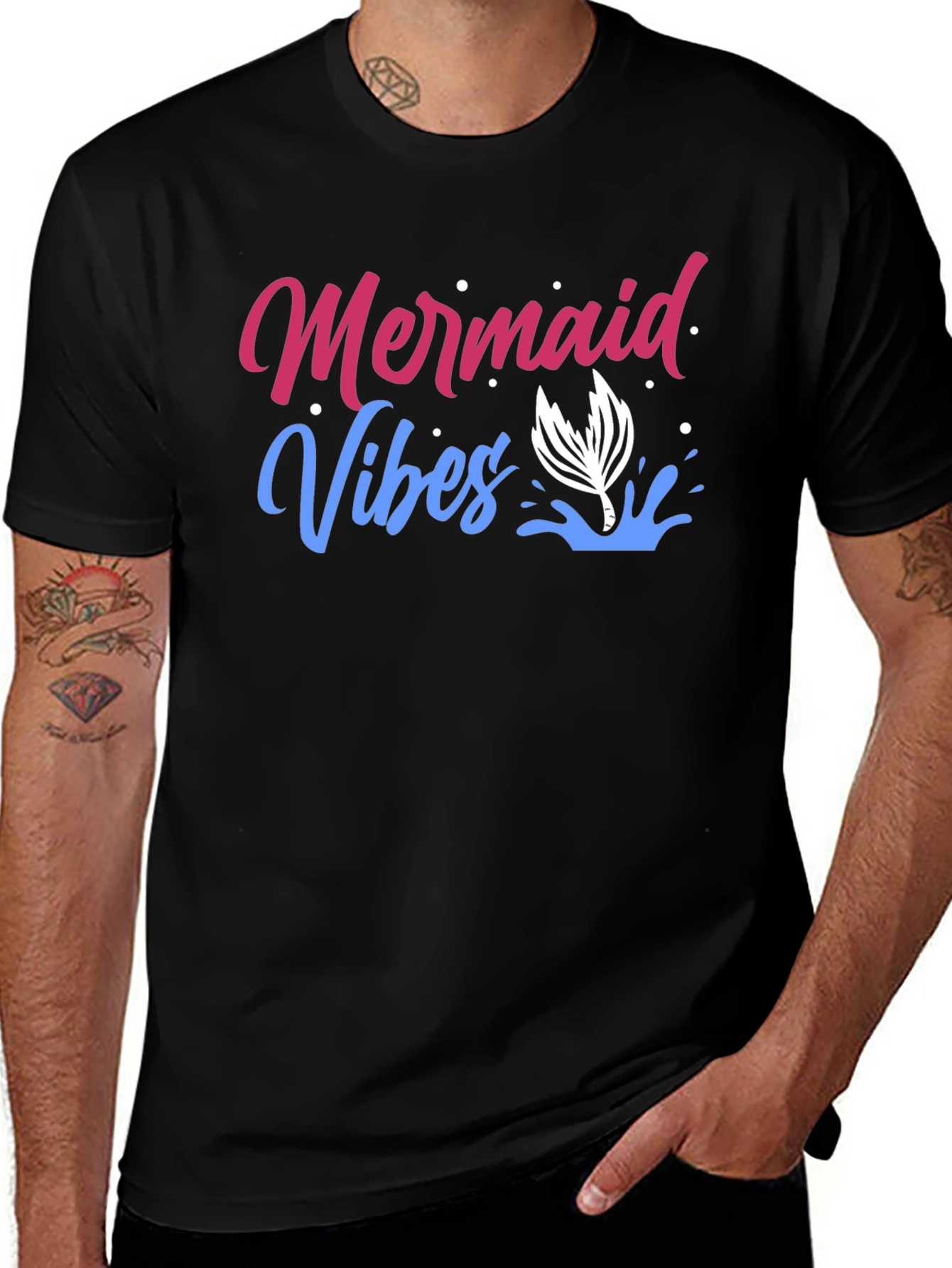 Mermaid Vibes T-Shirt - Trendy Graphic Tee