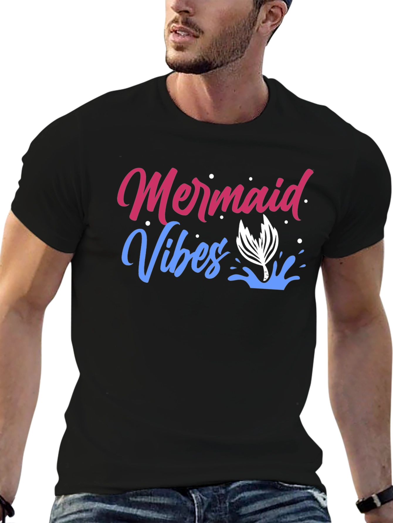 Mermaid Vibes T-Shirt - Trendy Graphic Tee