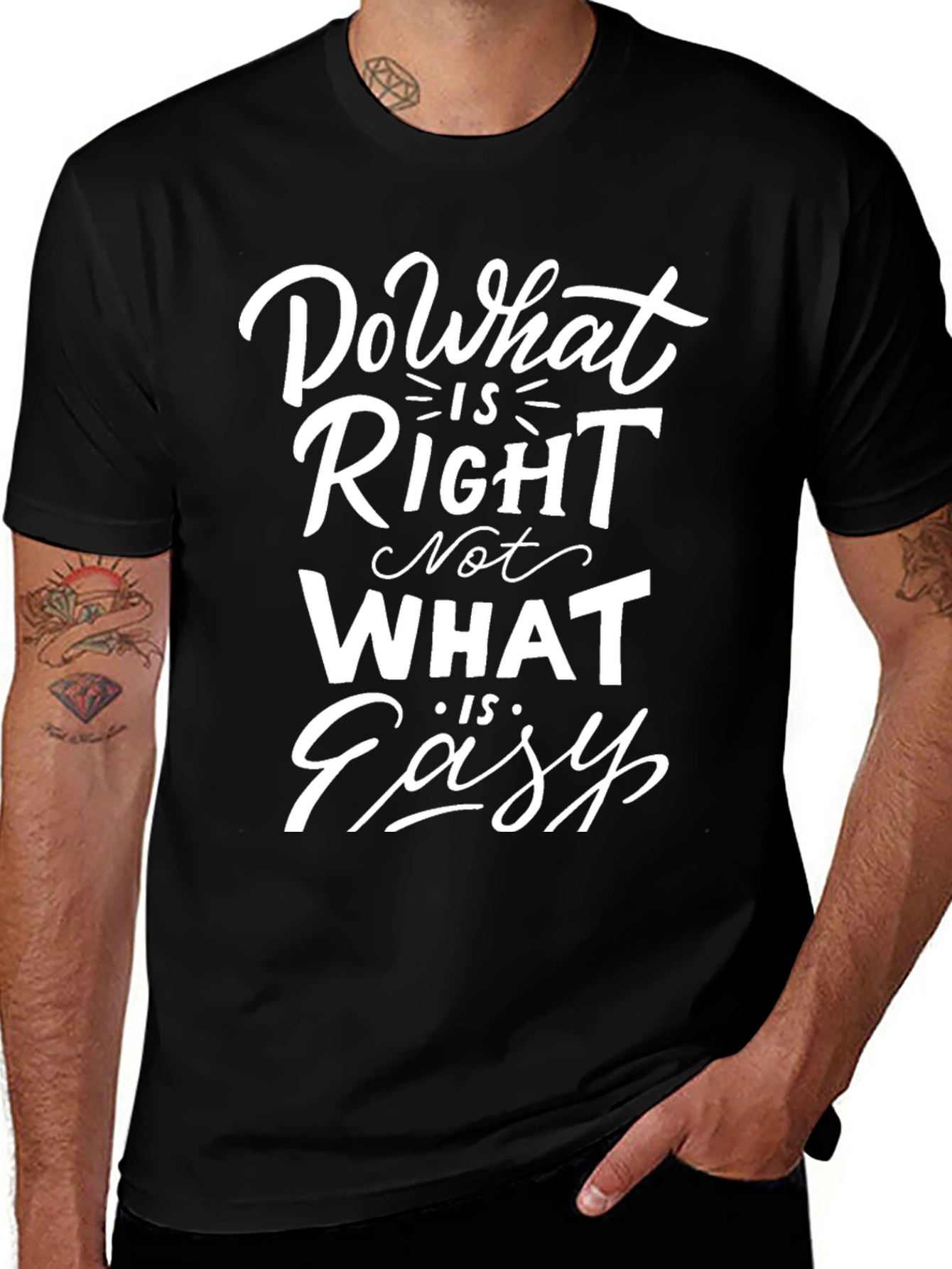 Do What Is Right Graphic Tee - Motivational T-Shirt