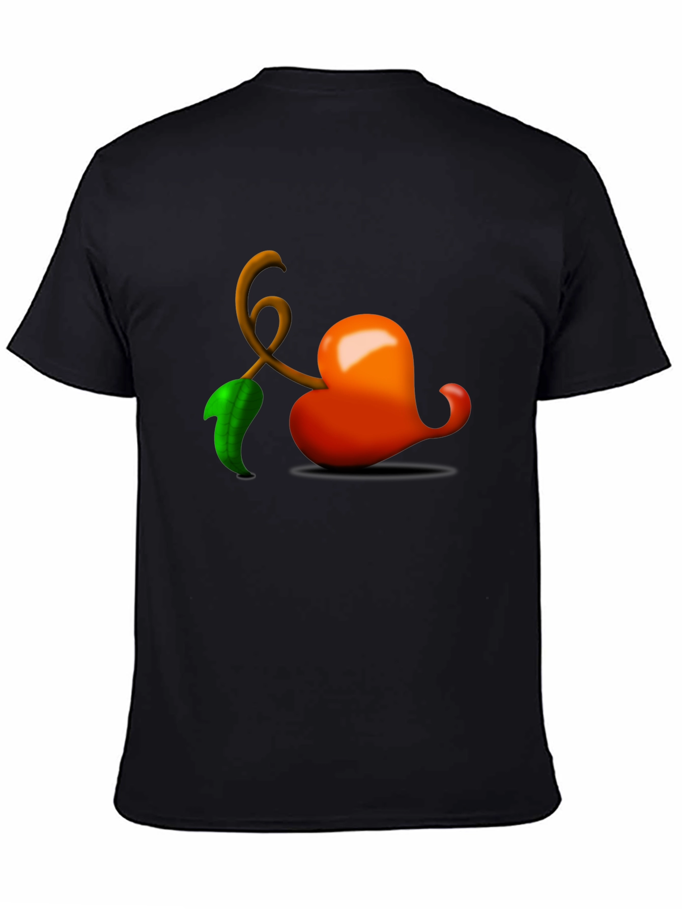 Heart Cherry T-Shirt - Unique Graphic Tee