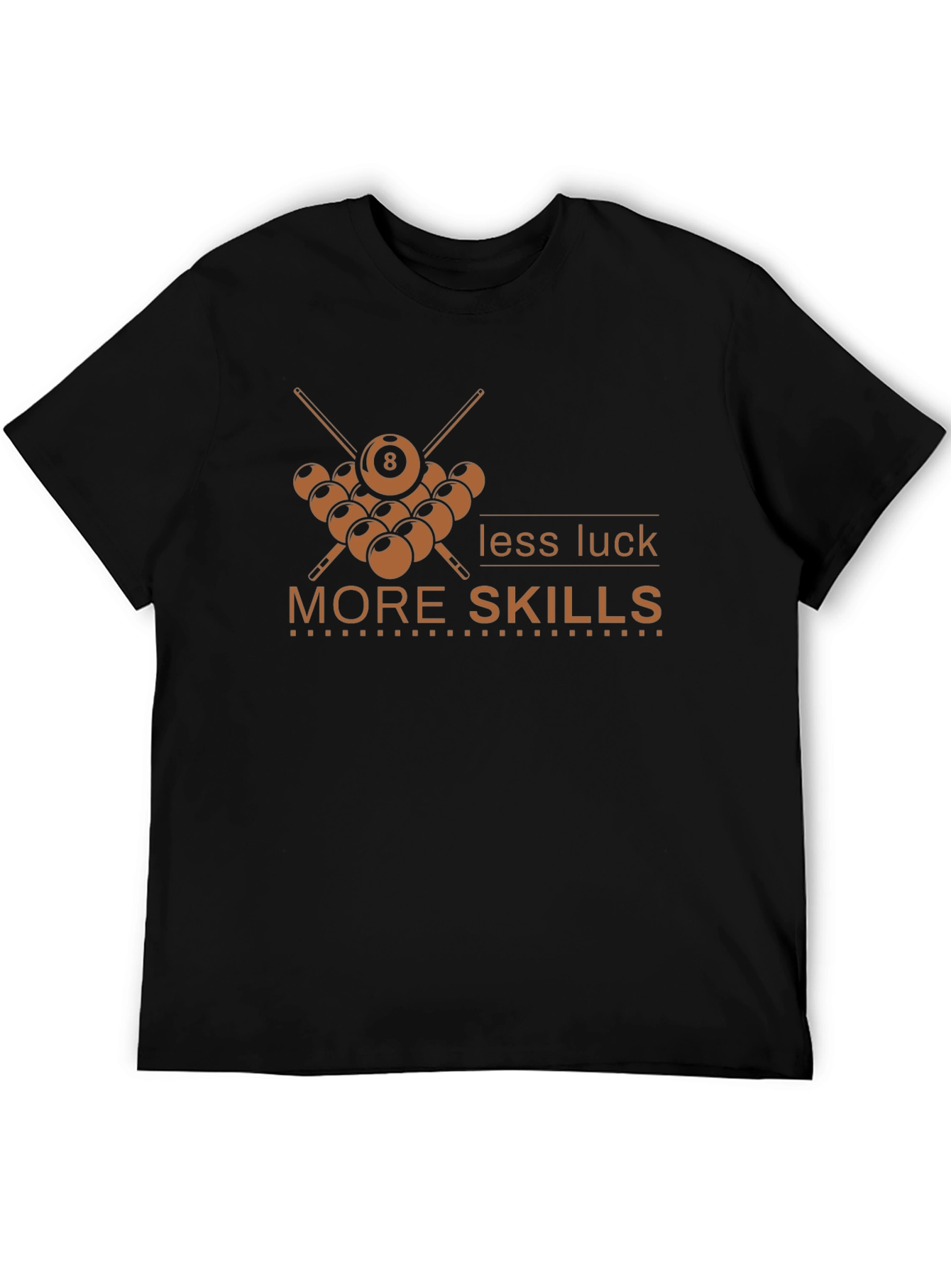 Pool Skills Black T-Shirt