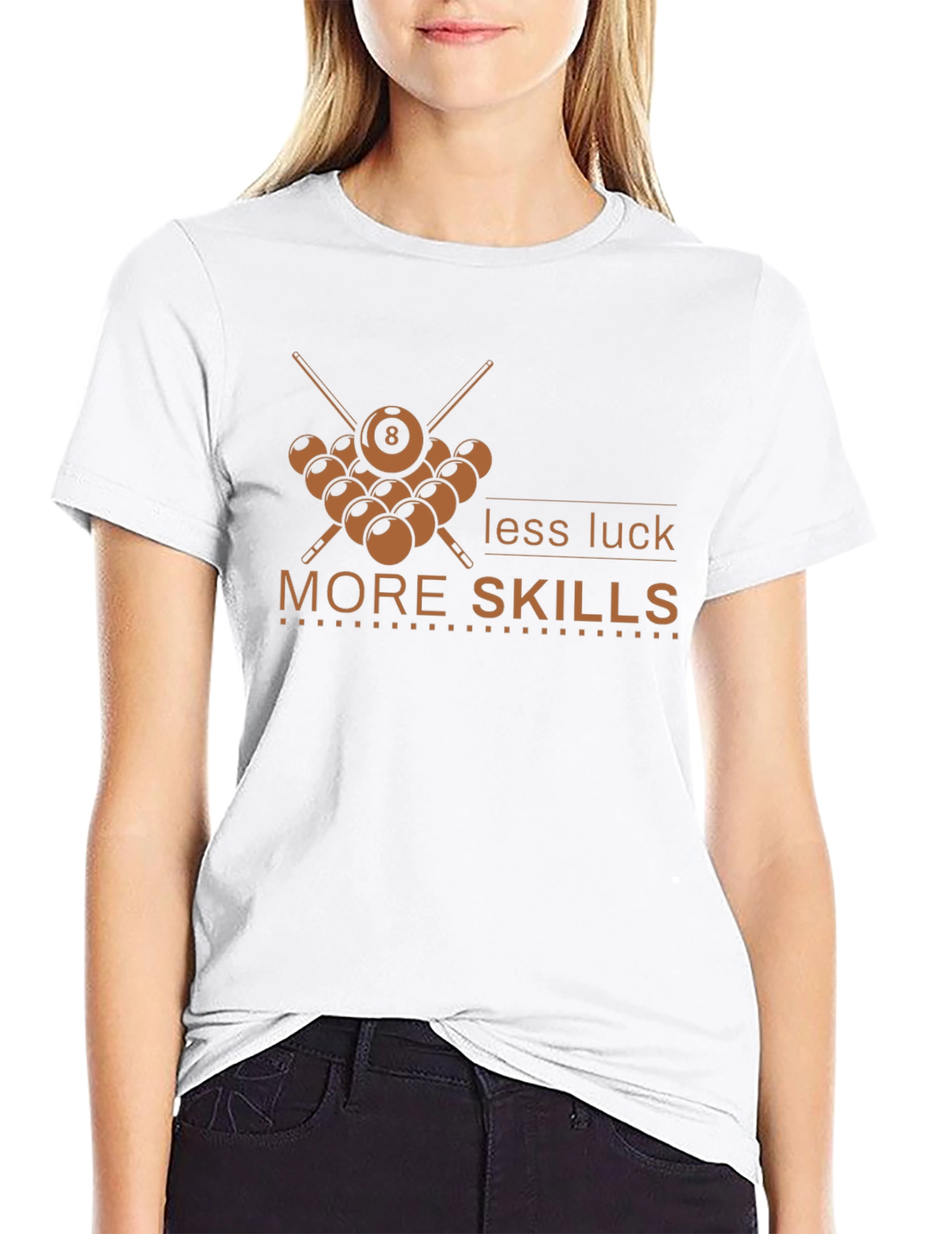 Pool Skills Black T-Shirt