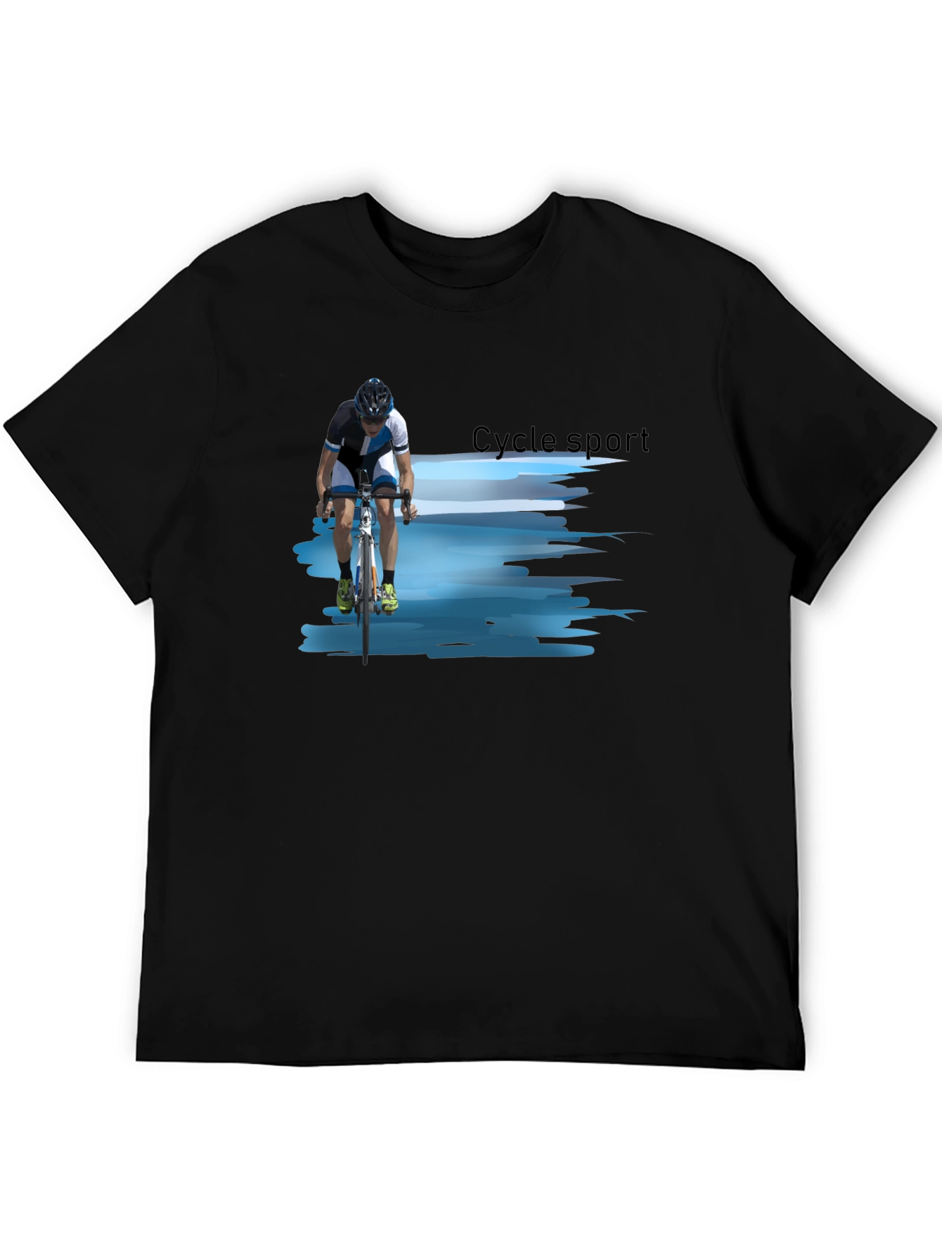 Cycle Sport Graphic Tee - Black