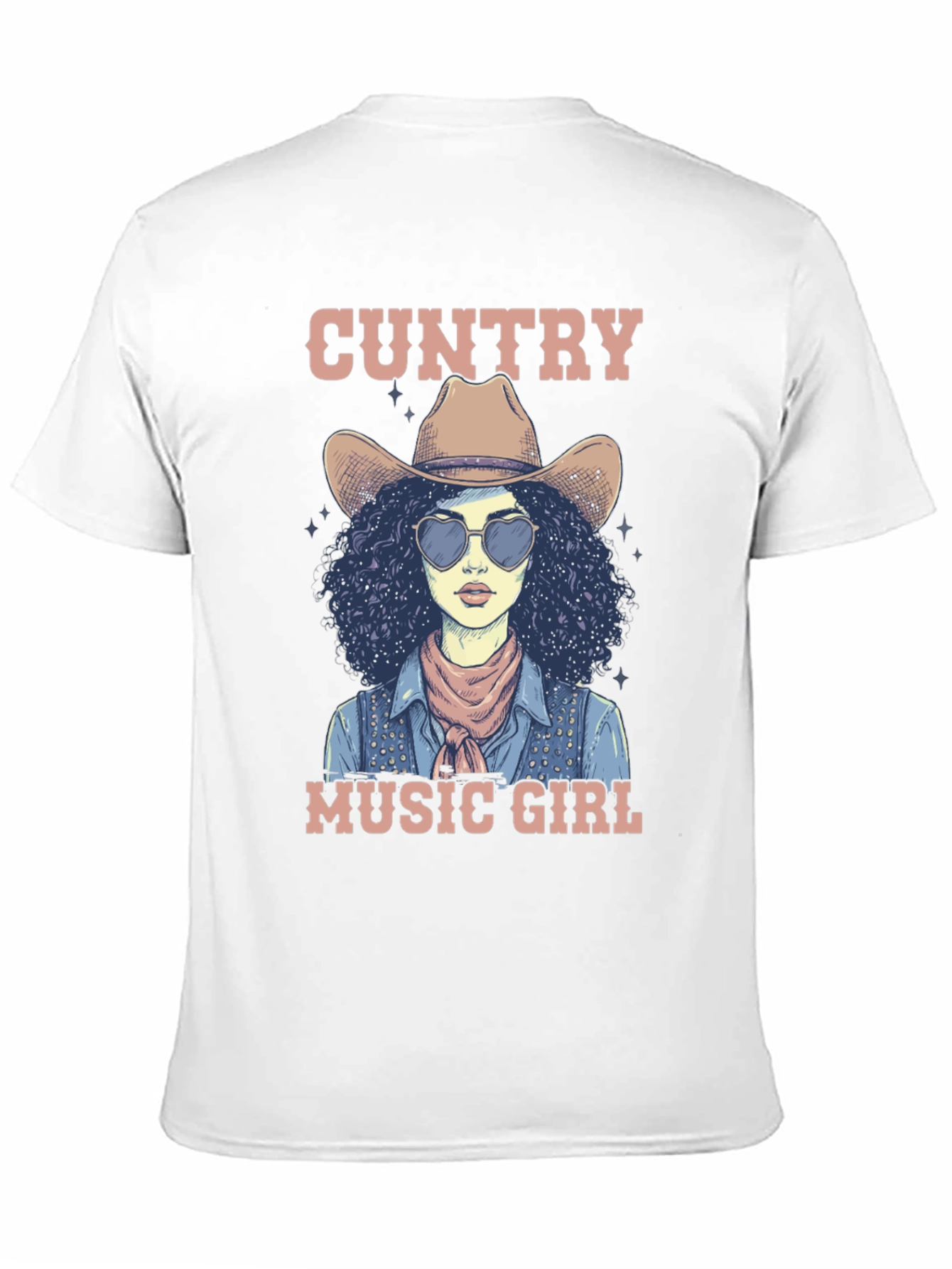 Country Music Girl Graphic T-Shirt