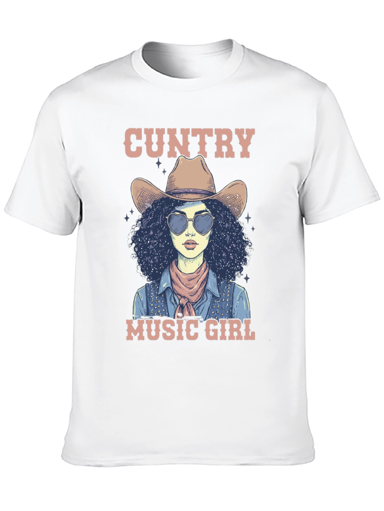 Country Music Girl Graphic T-Shirt