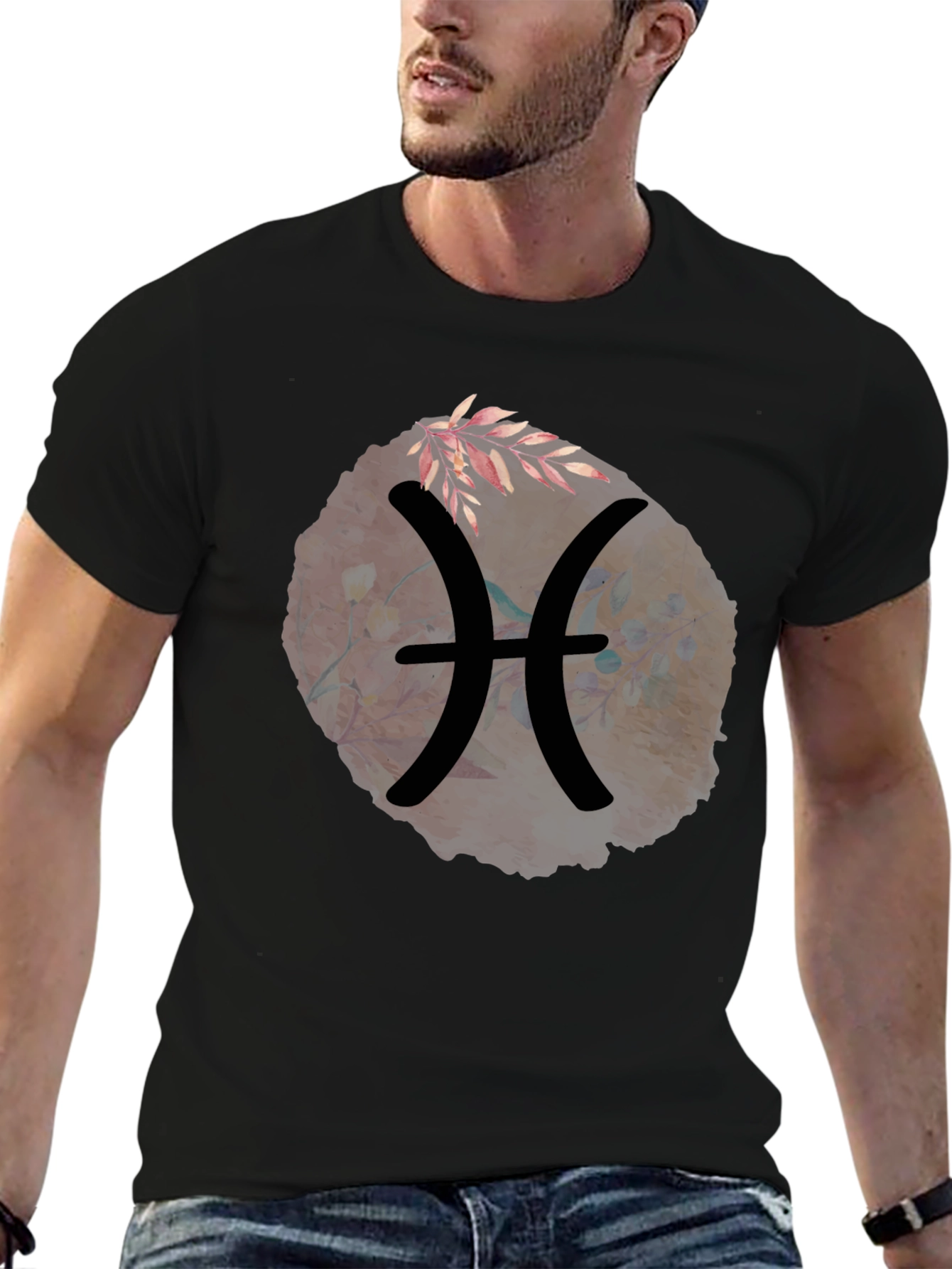 Pisces Zodiac Sign Graphic T-Shirt