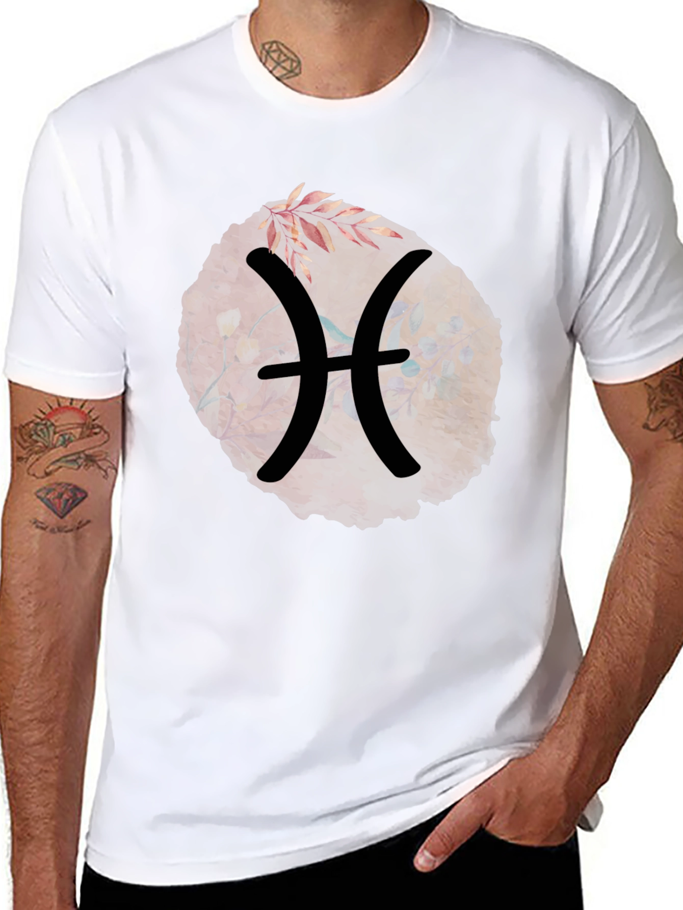 Pisces Zodiac Sign Graphic T-Shirt