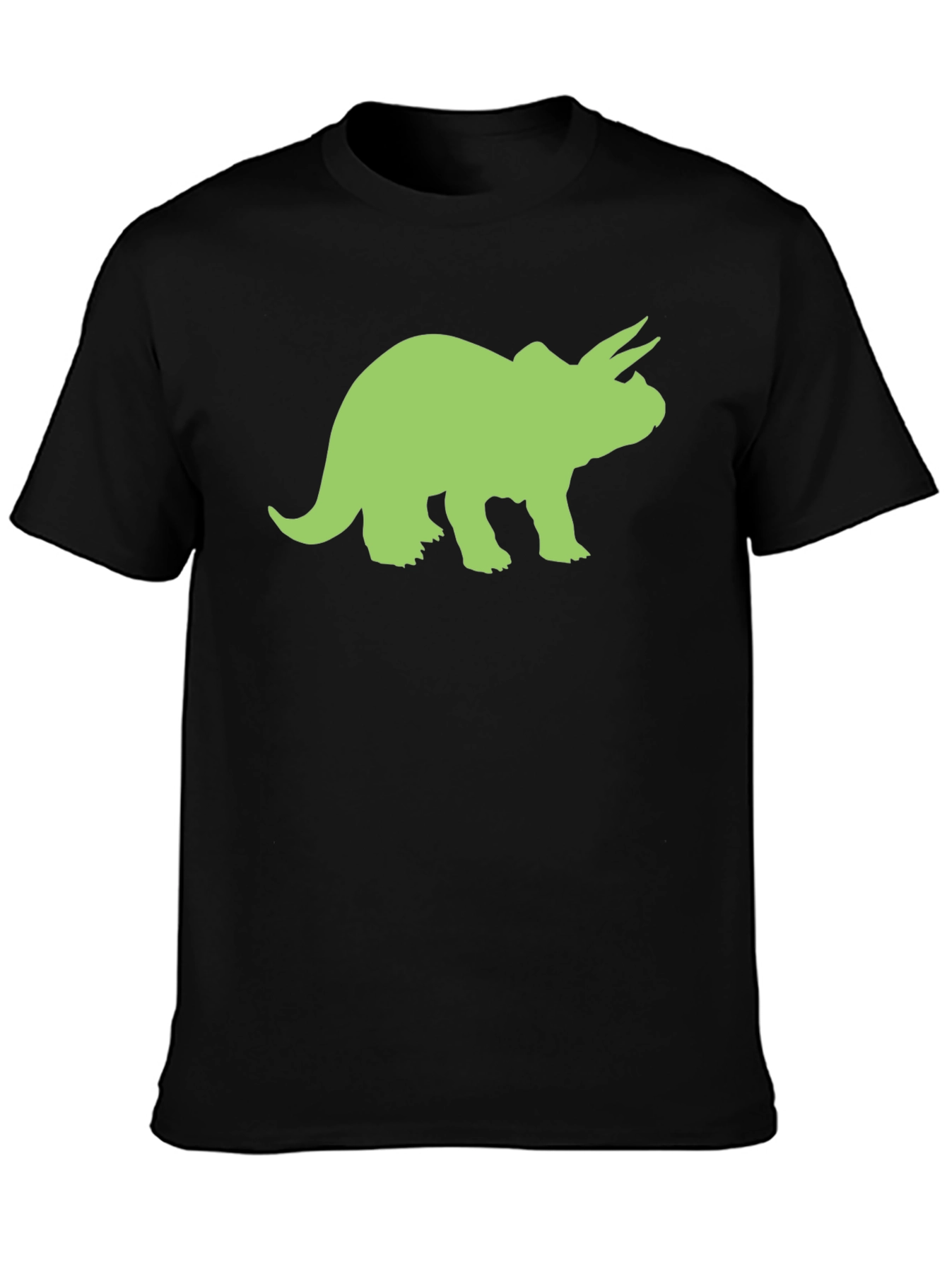 Triceratops Graphic Tee - Black